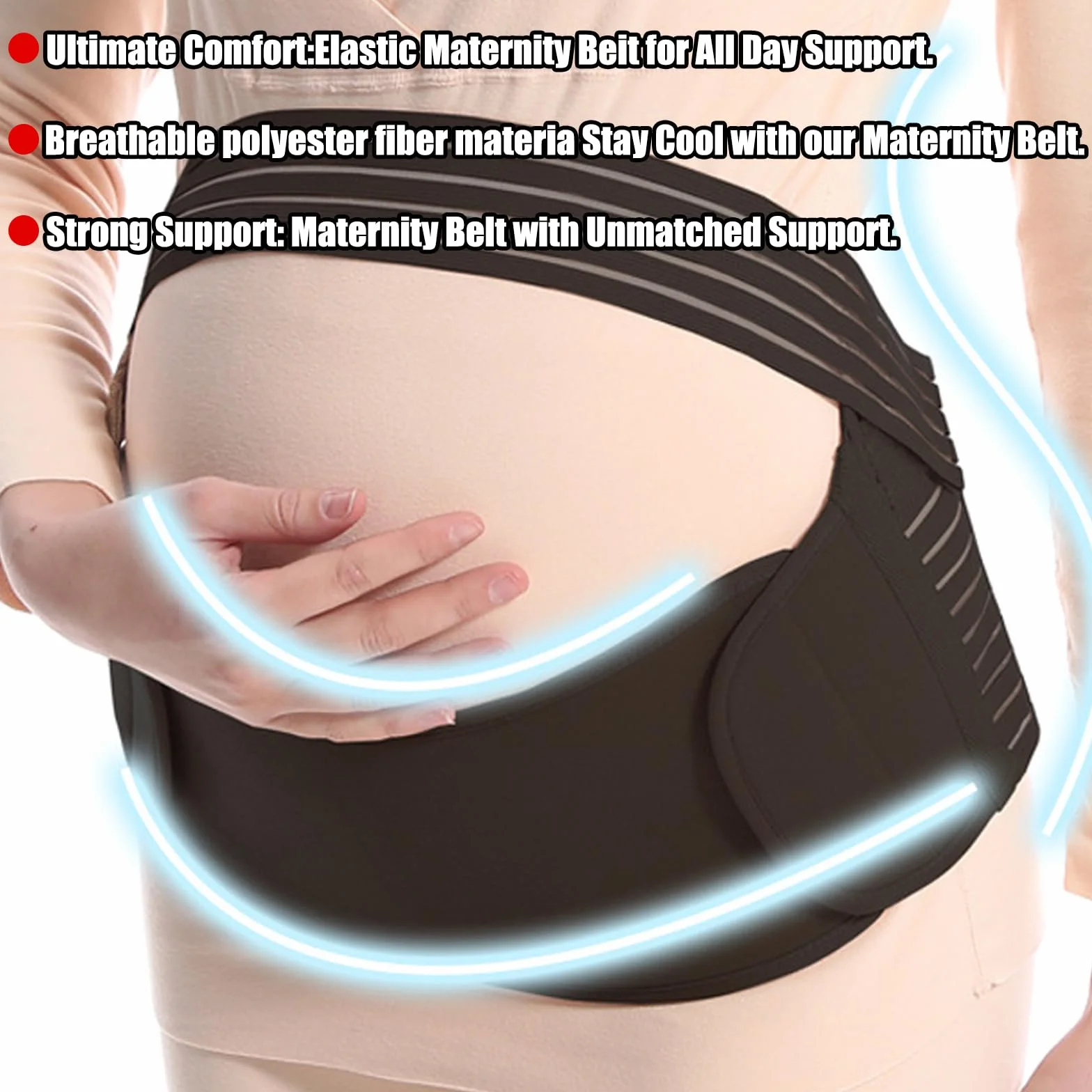VPB Ceinture De Grossesse Soutien Abdominal, Support Lombaire