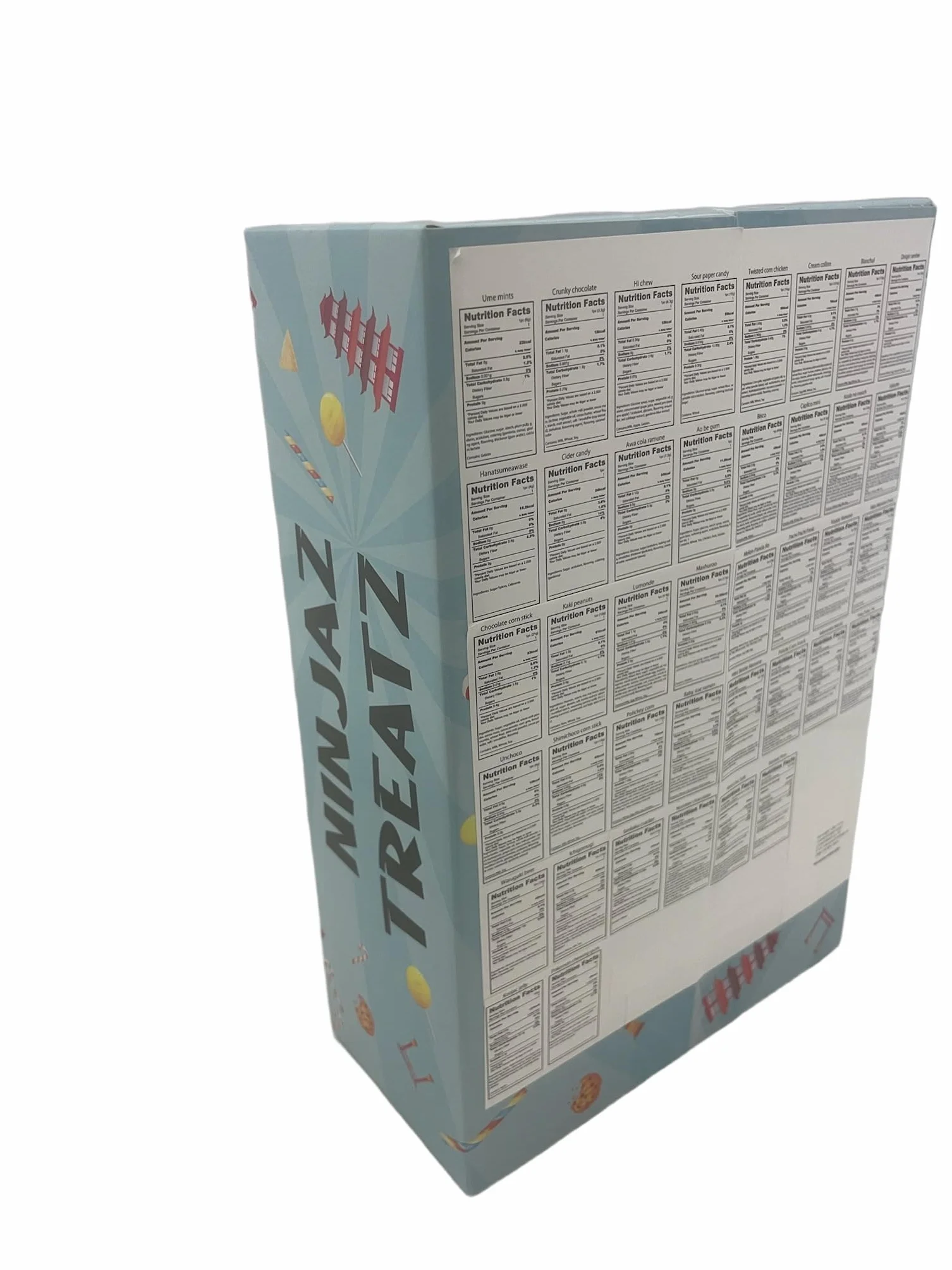NINJAZ TREATZ 40 collations et bonbons japonais authentiques coffret de Délices sucrés et salés du Japon