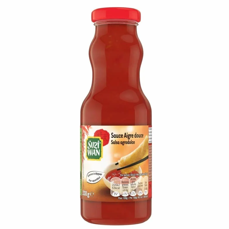 SUZI WAN | Suzi Wan Sauce Froide Aigre Douce 330G | Lot De (3) | livraison offerte