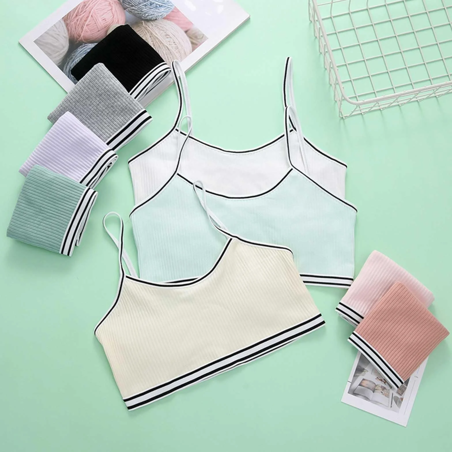 Soutien-gorge filles bretelles réglables sous-vêtements 2025