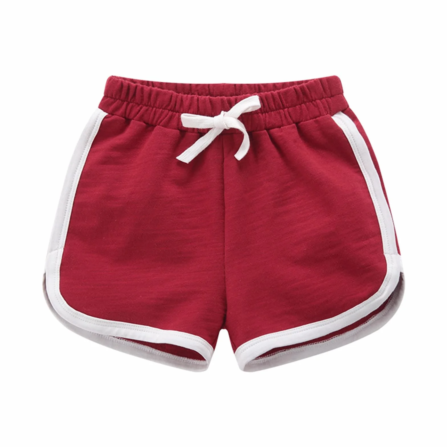 Shorts Enfants Coton Actif Athlétique Course Dormir Été Sports de Plage 56 Filles Rouge 3-4 ans