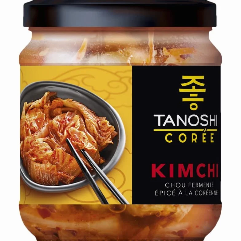 Délice Epicé d'Asie : Kimchi Tanoshi 330g Bio - Fermentation Traditionnelle - Épicerie Fine Aux Saveurs Exotiques - Le Lot De 3
