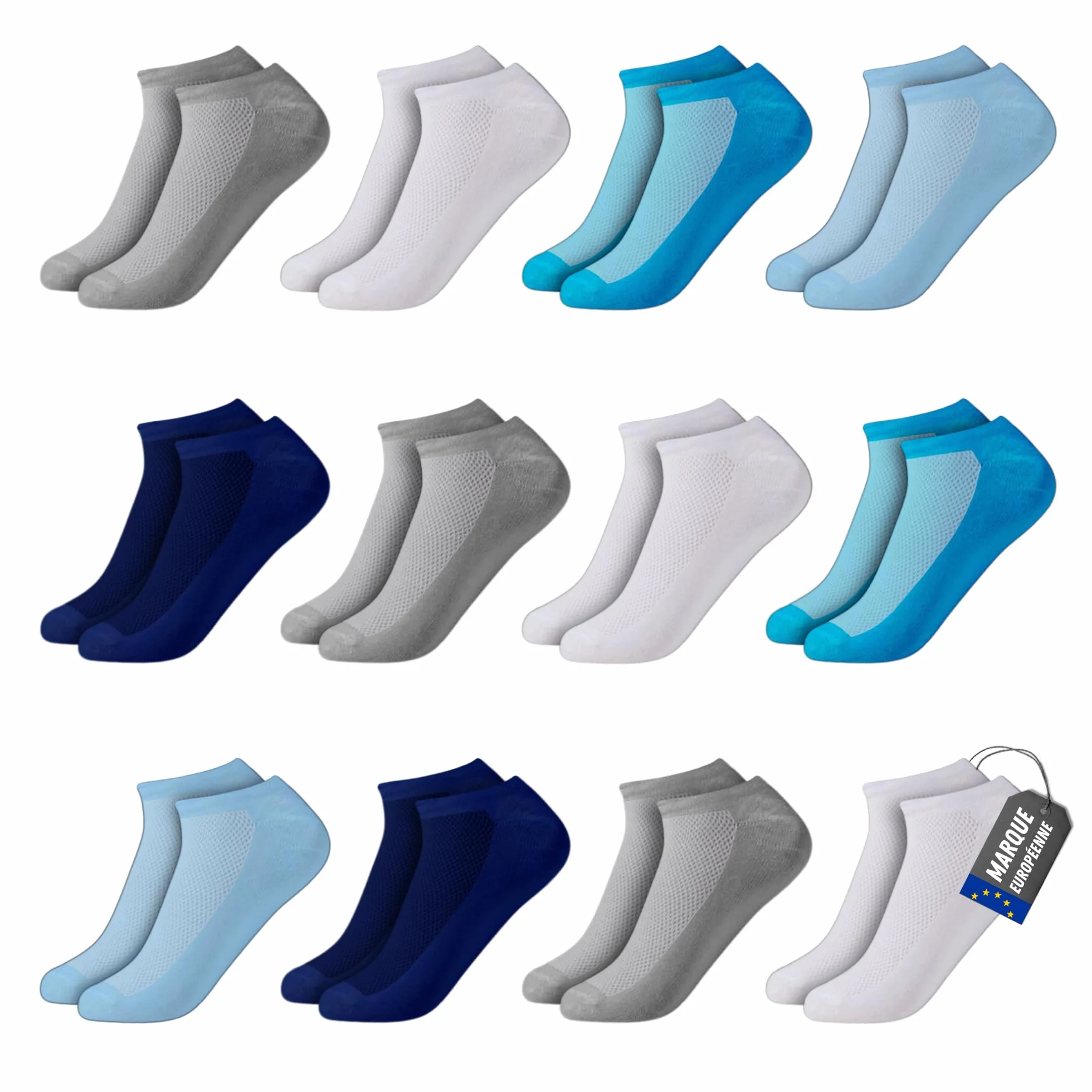 Chaussette Enfant Unisex 12 Paires Garçon Bébé