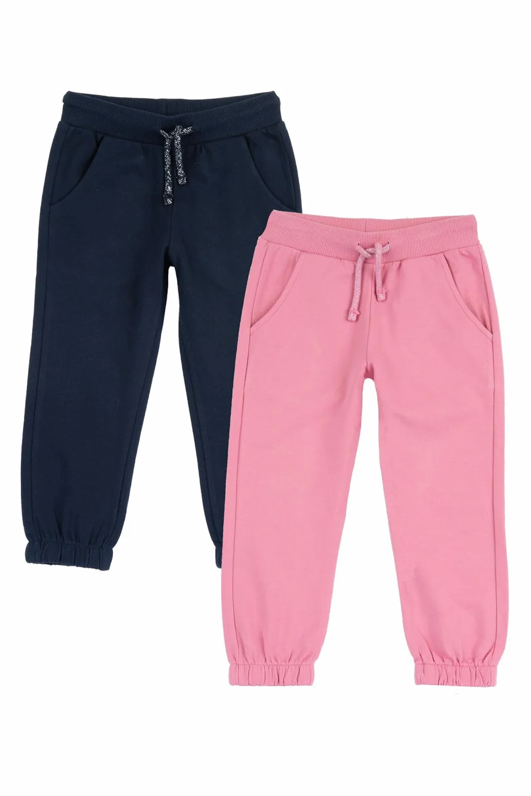 Chicco Lot de 2 Pantalons Longs Filles 100% Coton