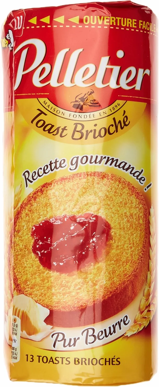 Pelletier Toast Brioché, Pur Beurre, 150g