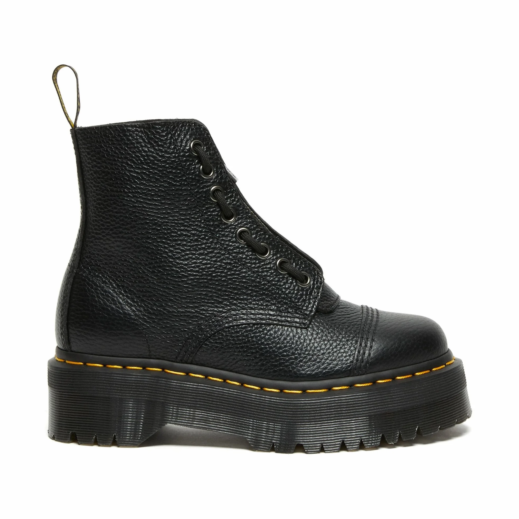 Dr Martens Jadon Vegan Cherry Red Quad Cambridge Brush Boots