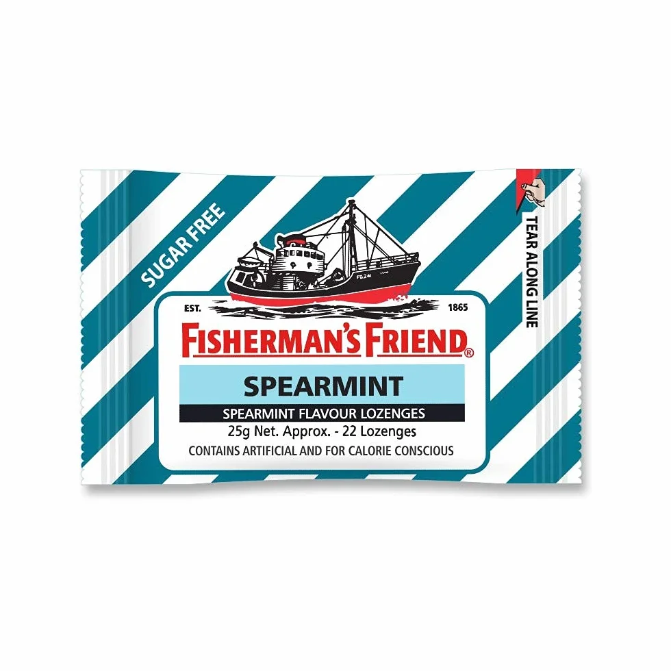 Fisherman's Friend Menthe verte Lot de 3 paquets 22 pastilles rafraîchissantes
