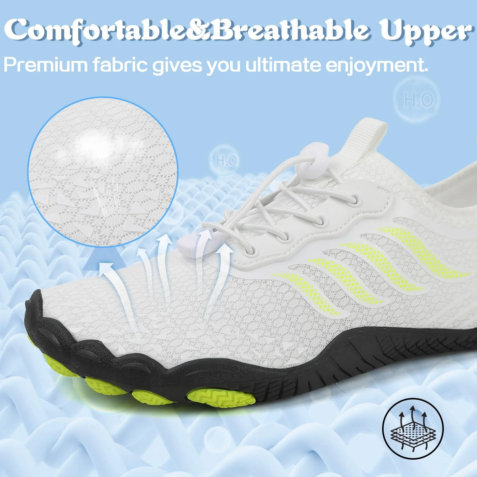 Chaussures Aquatique Homme Femme Antidérapantes Plage Sport