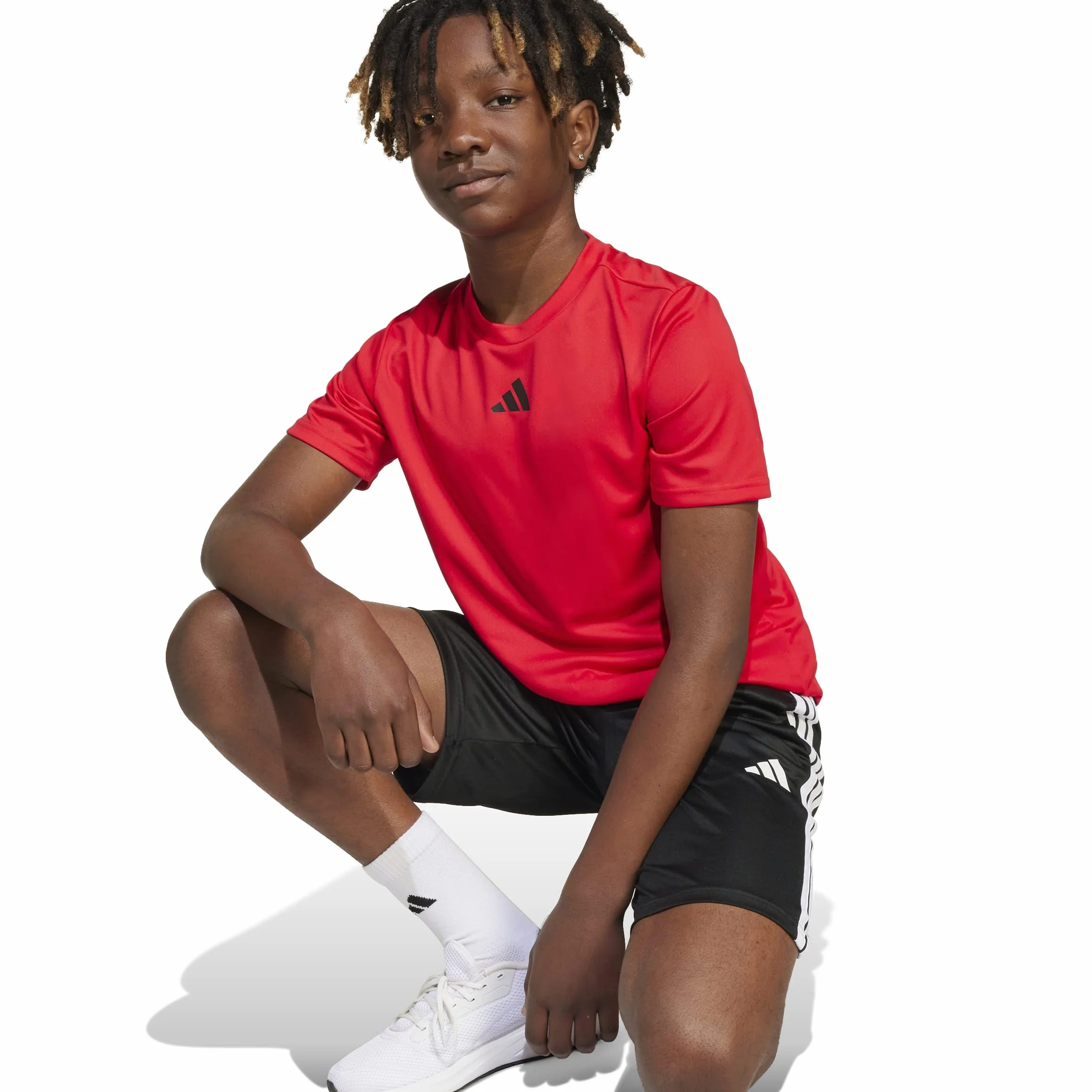 Adidas Train Essentials 3-stripes T-shirt Set Survêtement Mixte enfant