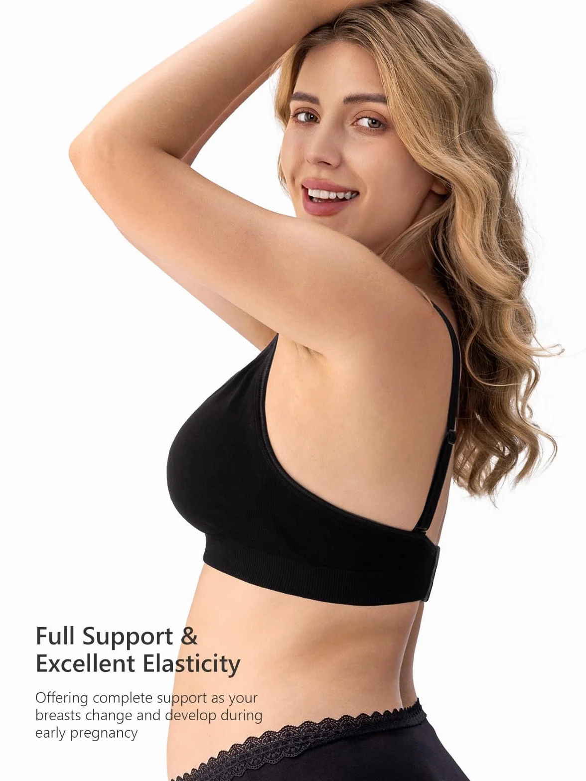 Soutien-Gorge d'allaitement Maternité sans Armature 3PCS