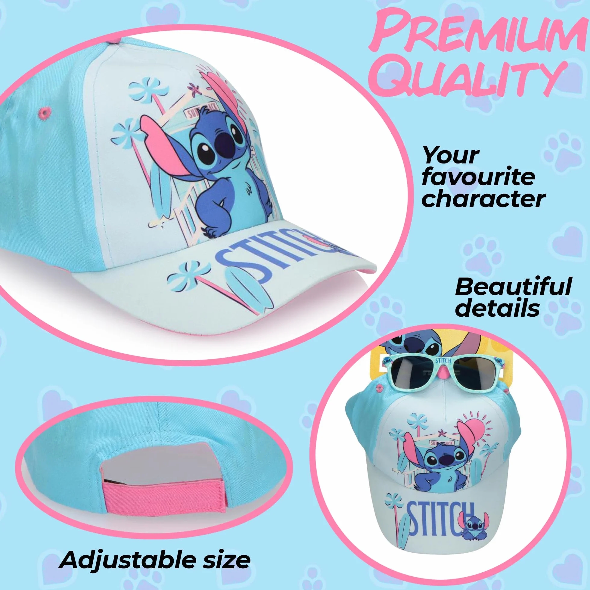 Set Casquette et Lunettes de Soleil Enfant 5-12 Ans Protection UV400 Catégorie 3