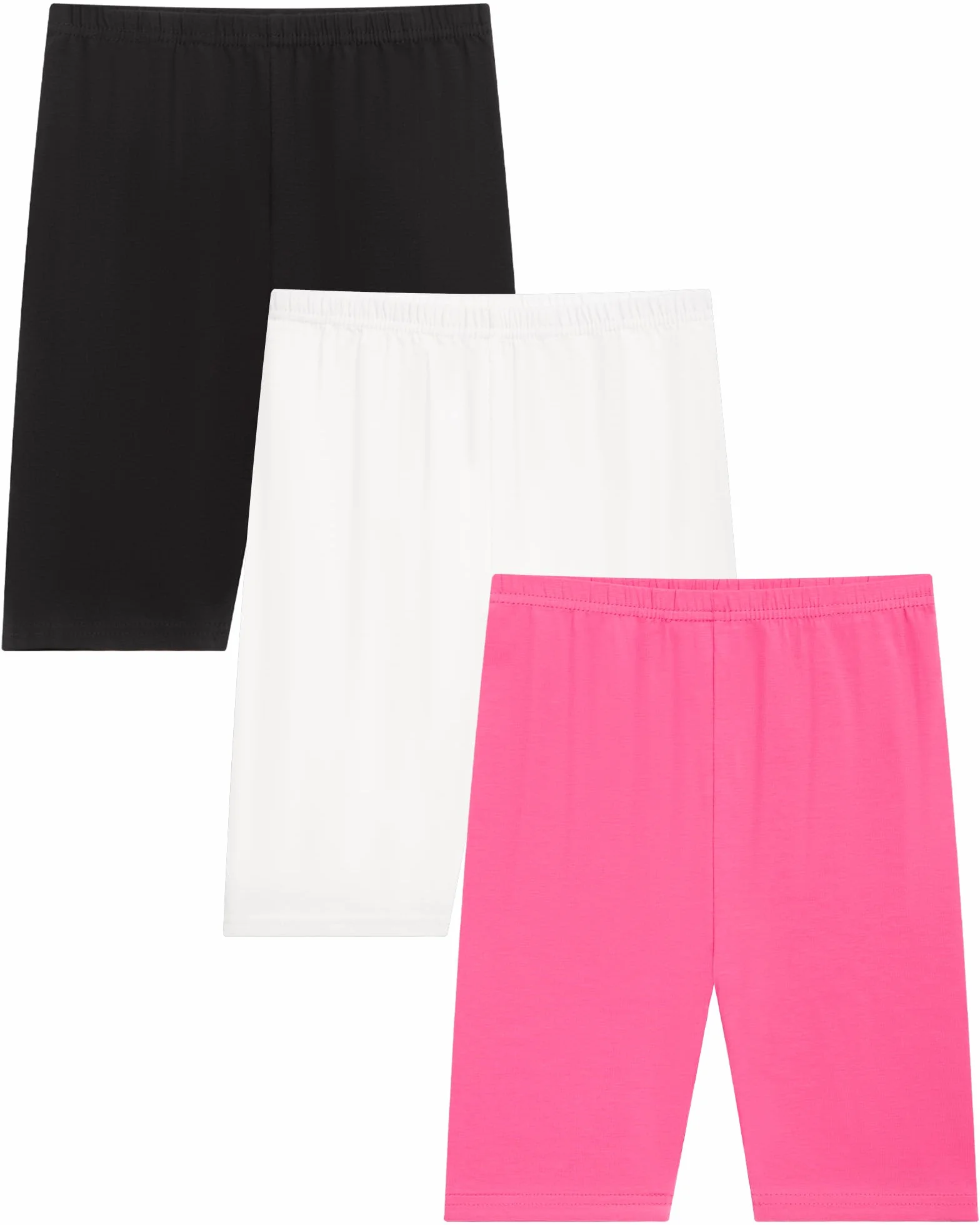Lot de 3 shorts de cyclisme fille coton 4-12 ans