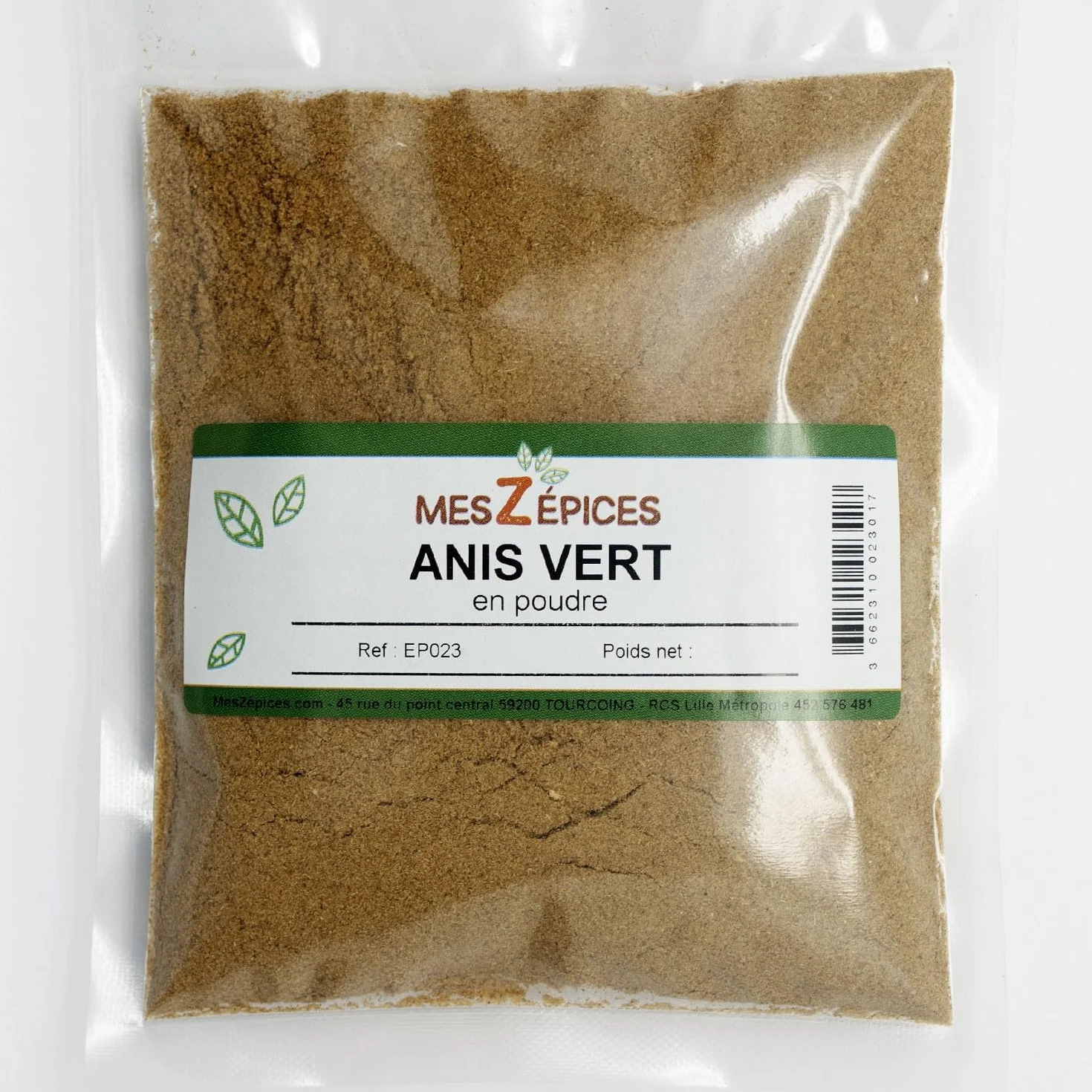 Anis vert en poudre - Sachet de 1 kg