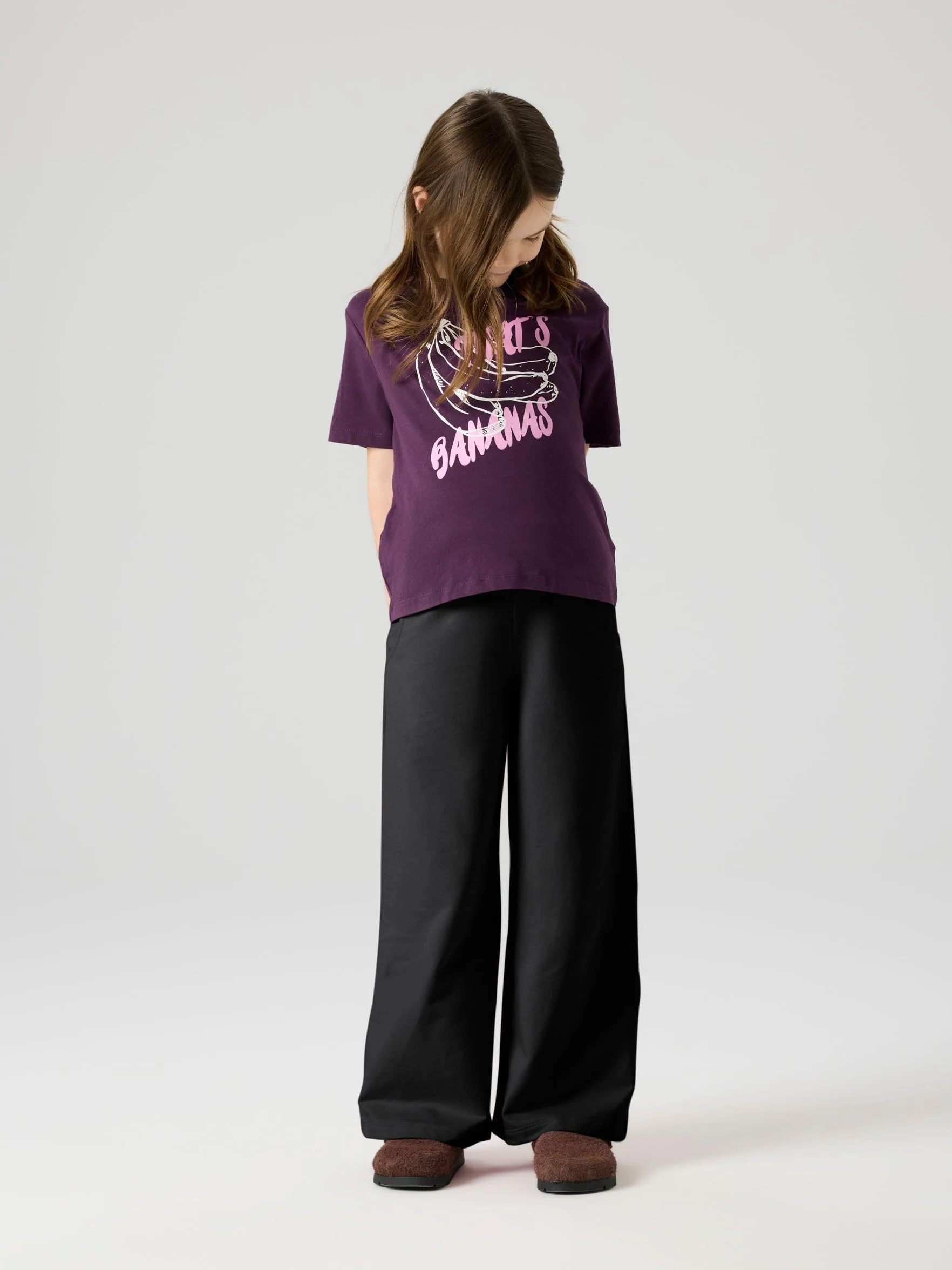 NAME IT Nkfvanita Wide SWE Pant Unb - Pantalon de survêtement Femme