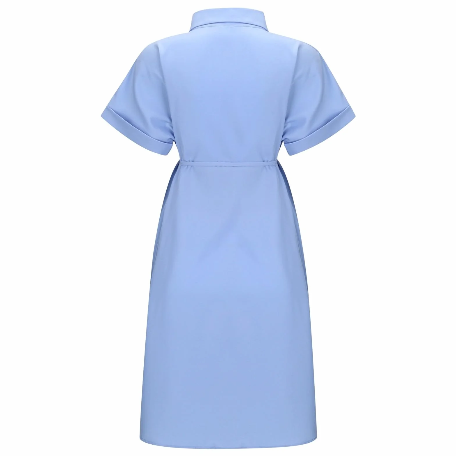 Robe Chemise Femme Maternité Mini Robe Grossesse Ete Manche Courte Grande Taille Ample Enceinte Chic
