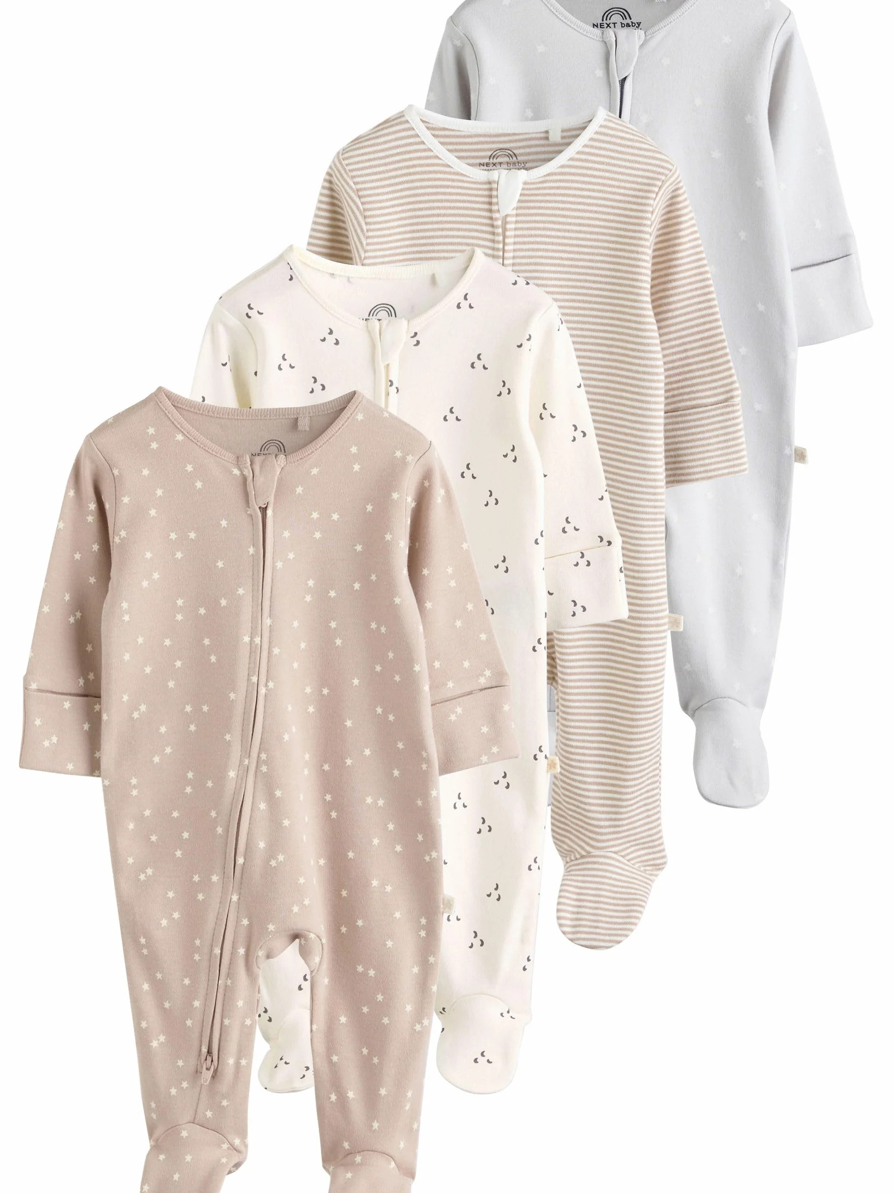 NEXT Bébé Dors-Bien à Zip Double-Sens Lot de 4