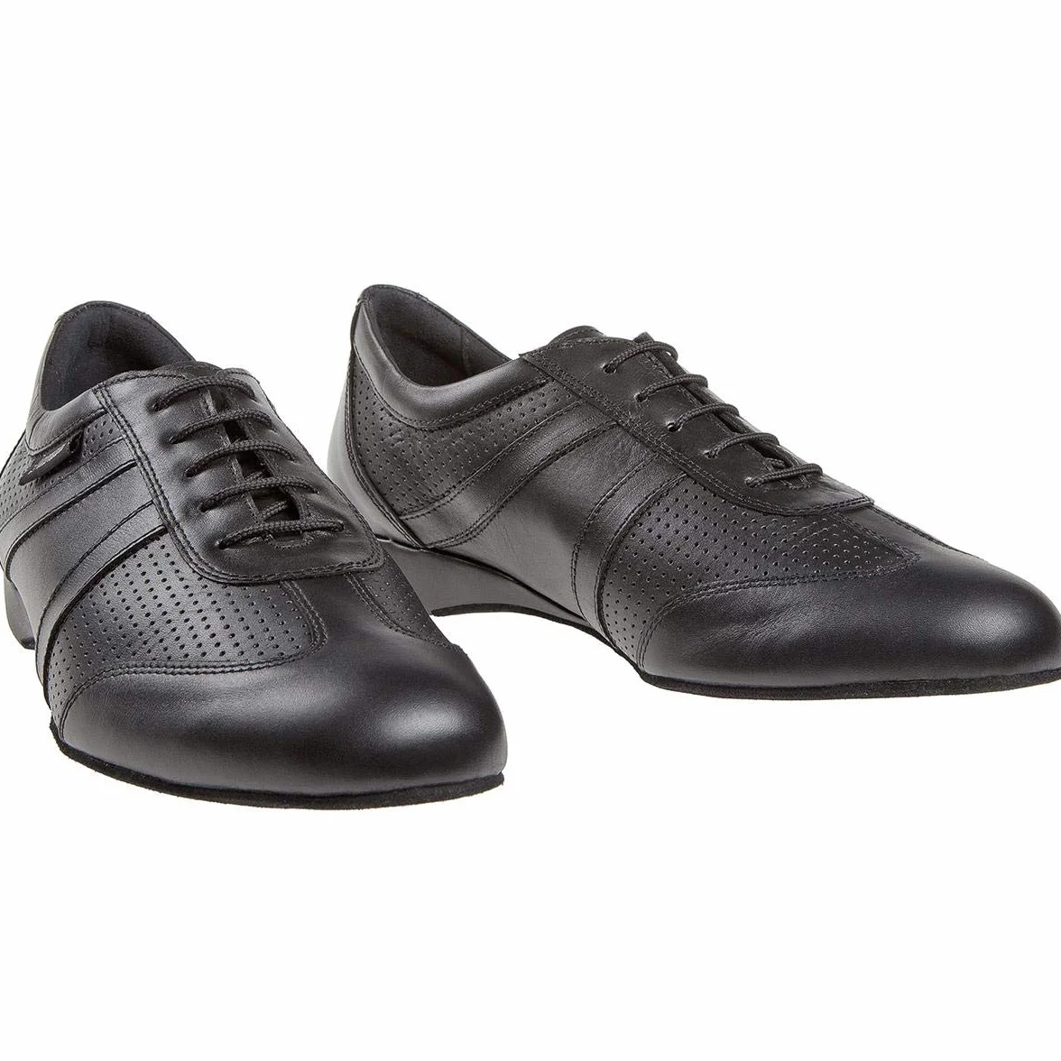 Diamant Hommes Ballroom Baskets Cuir Velours Noir Talon compensé 2,5 cm Semelle Daim Allemagne
