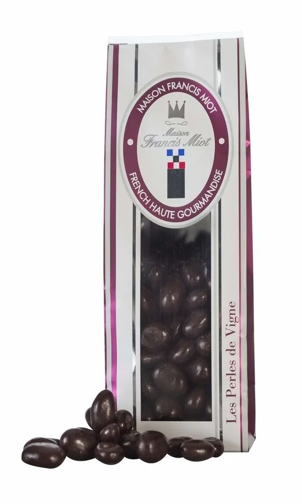 Perle de vigne (raisins secs macérés, chocolat) sachet de 150 grammes
