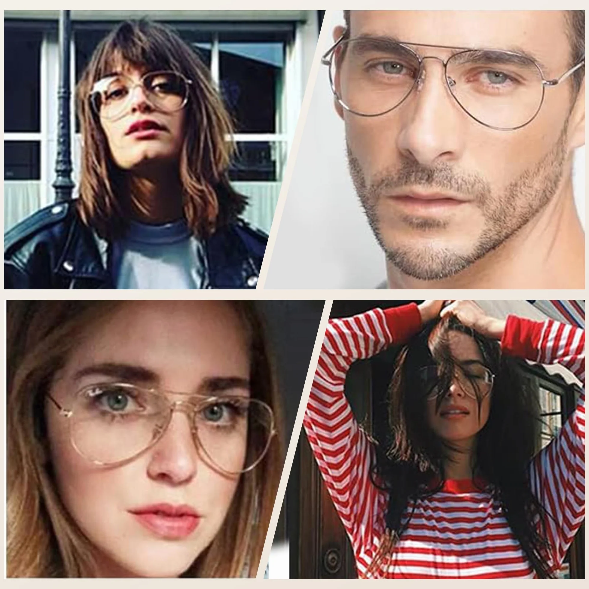 NEW VISION Gafas Presbicia Hombre Estilo Aviador Retro Montura Metálica NV8132