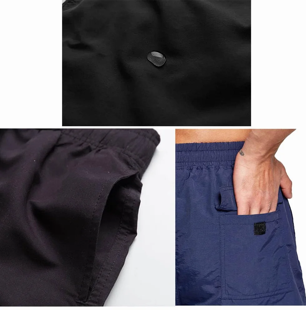 JustSun Short de Bain Homme étanche Séchage Rapide Poches