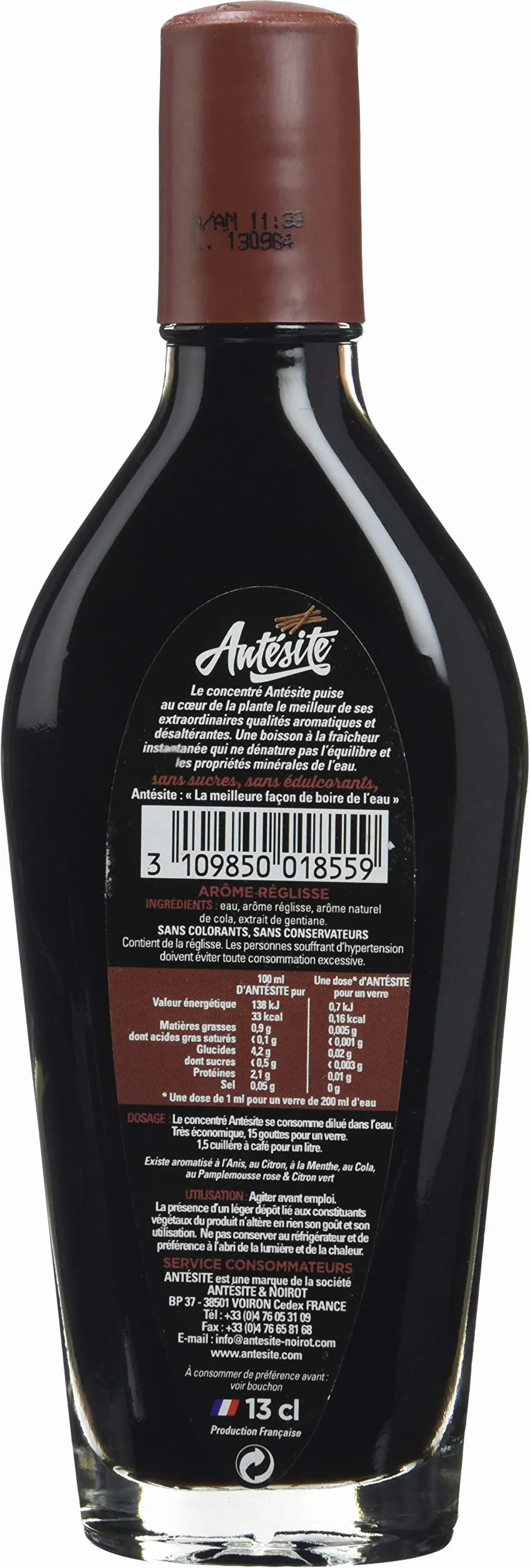 ANTESITE Concentré Réglisse Cola 130 ml