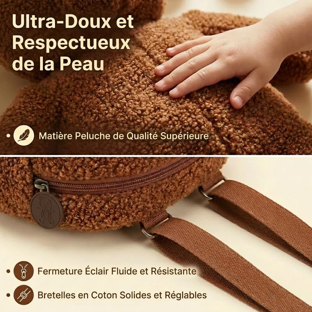 Sac à Dos Enfant Personnalisable Broderie 31cm Kaki Petit Cartable Maternelle Fille Garçon