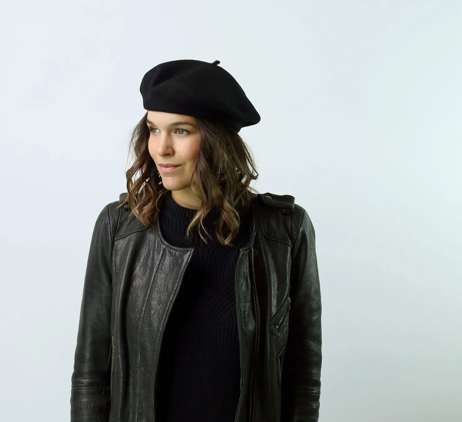 Authentique béret Basque Laine Merinos imperméable Homme Femme