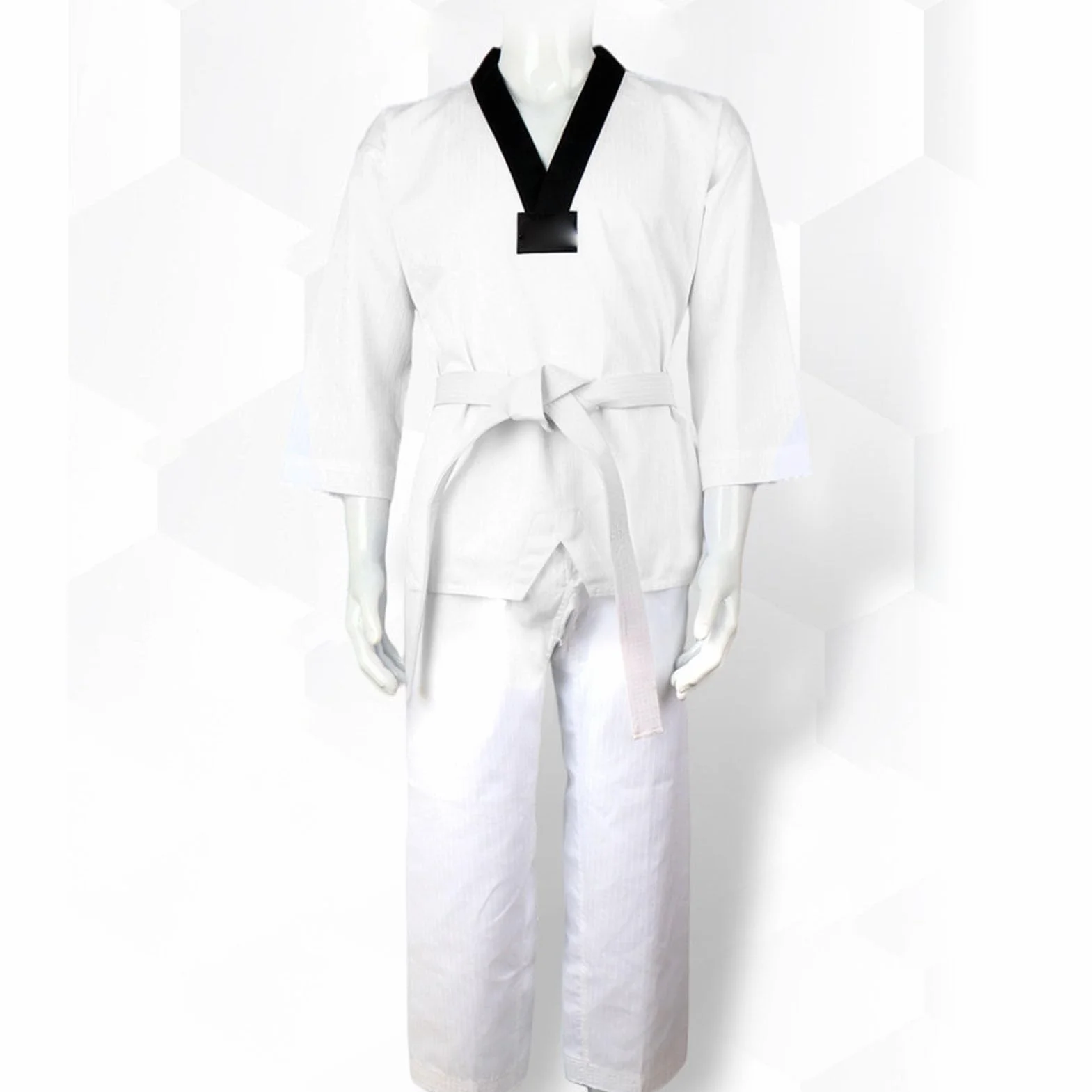 Costume de Taekwondo pour Enfants, Ceinture élastique Antidérapante, Respirant et Confortable