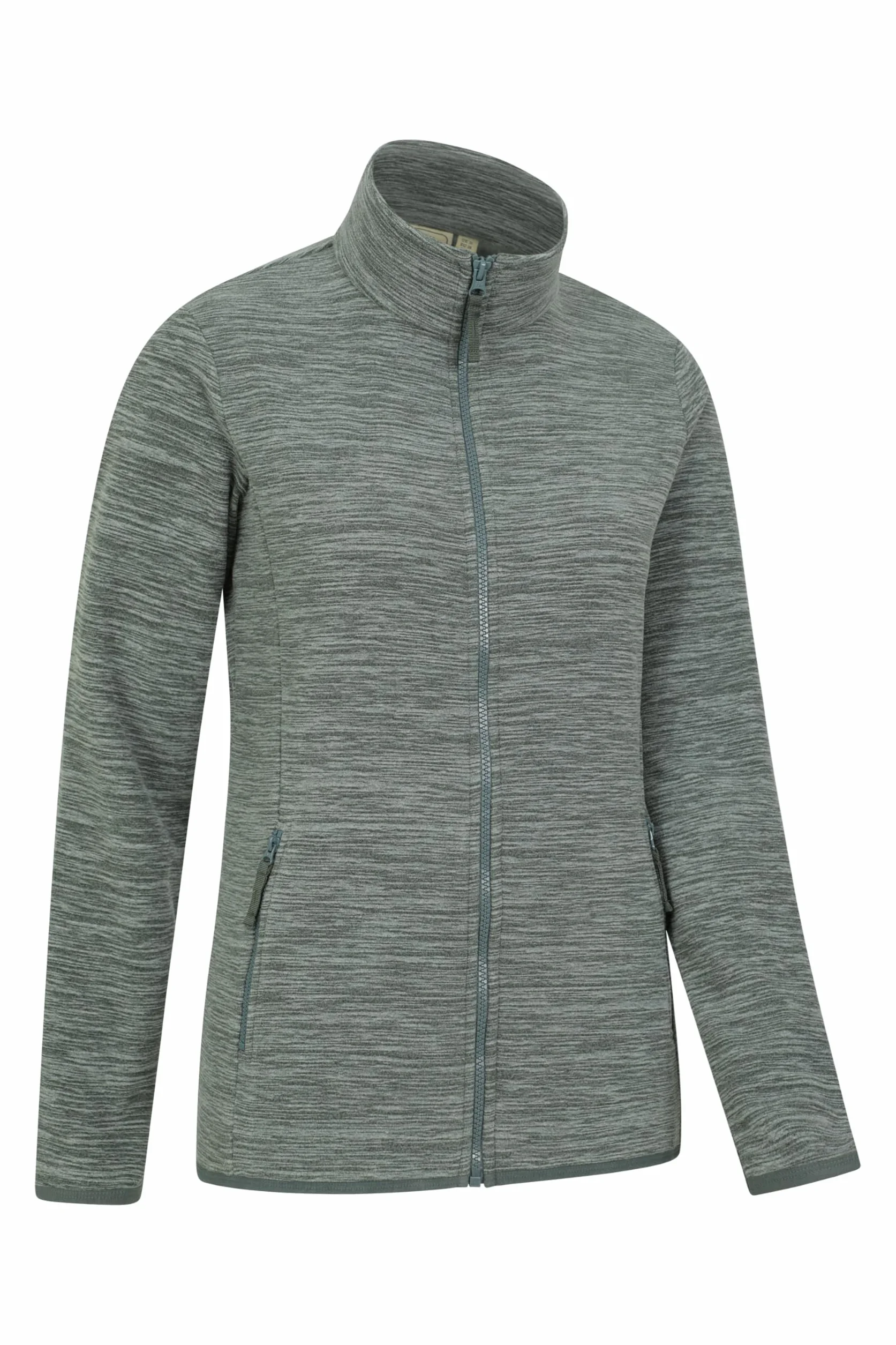 Mountain Warehouse Snowdon Melange Womens Fleece Half Zip Microfleece Breathable Anti-Pill for Camping Outdoors Travelling Hiking