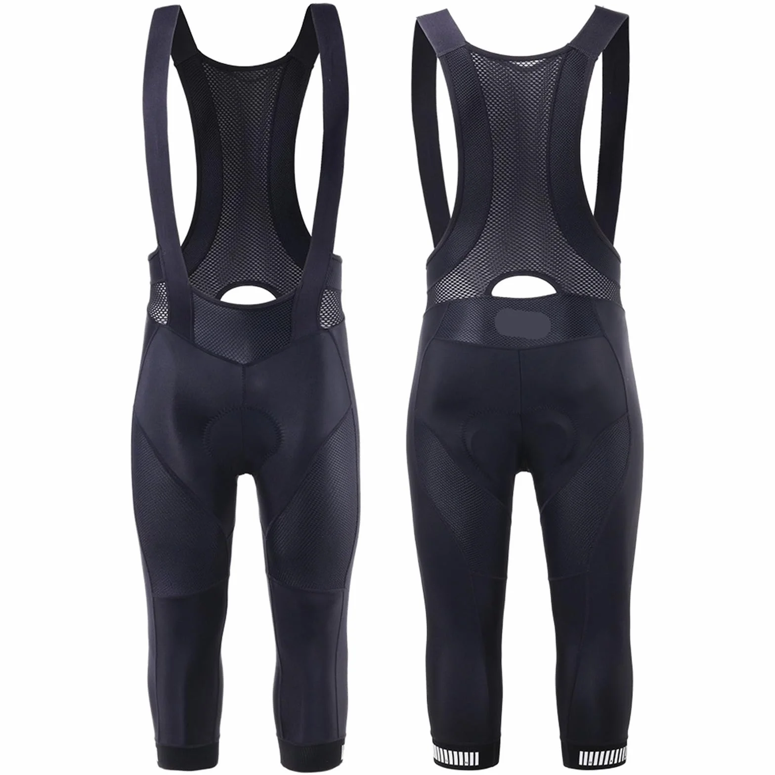 Cuissard à Bretelles Cyclisme Hommes Collants Vélo Route Professionnel Longue Distance 3/4 M