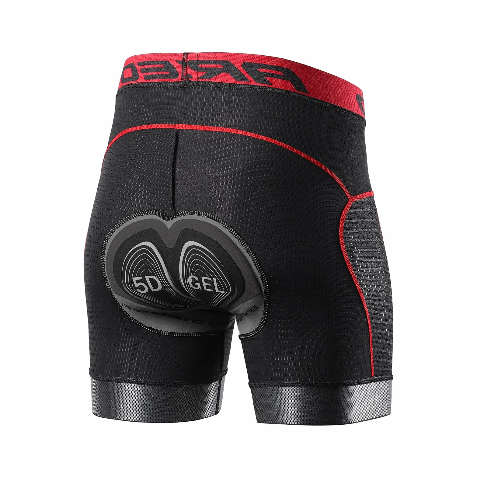 ARSUXEO Short de Cyclisme Homme 5D Gel Padded MTB Underhorts U06