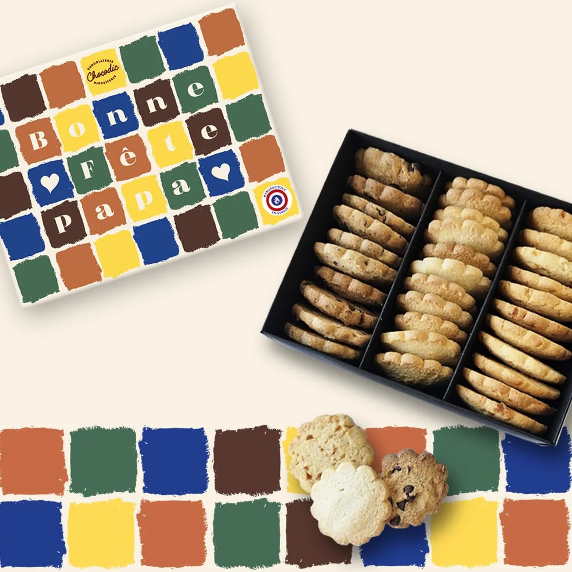CHOCOLAT FETE DES PERE - COFFRET 3 SPECIALITES SOPHIA MM DE CHOCOLAT - COFFRET CADEAU 190g BONNE FETE PAPA