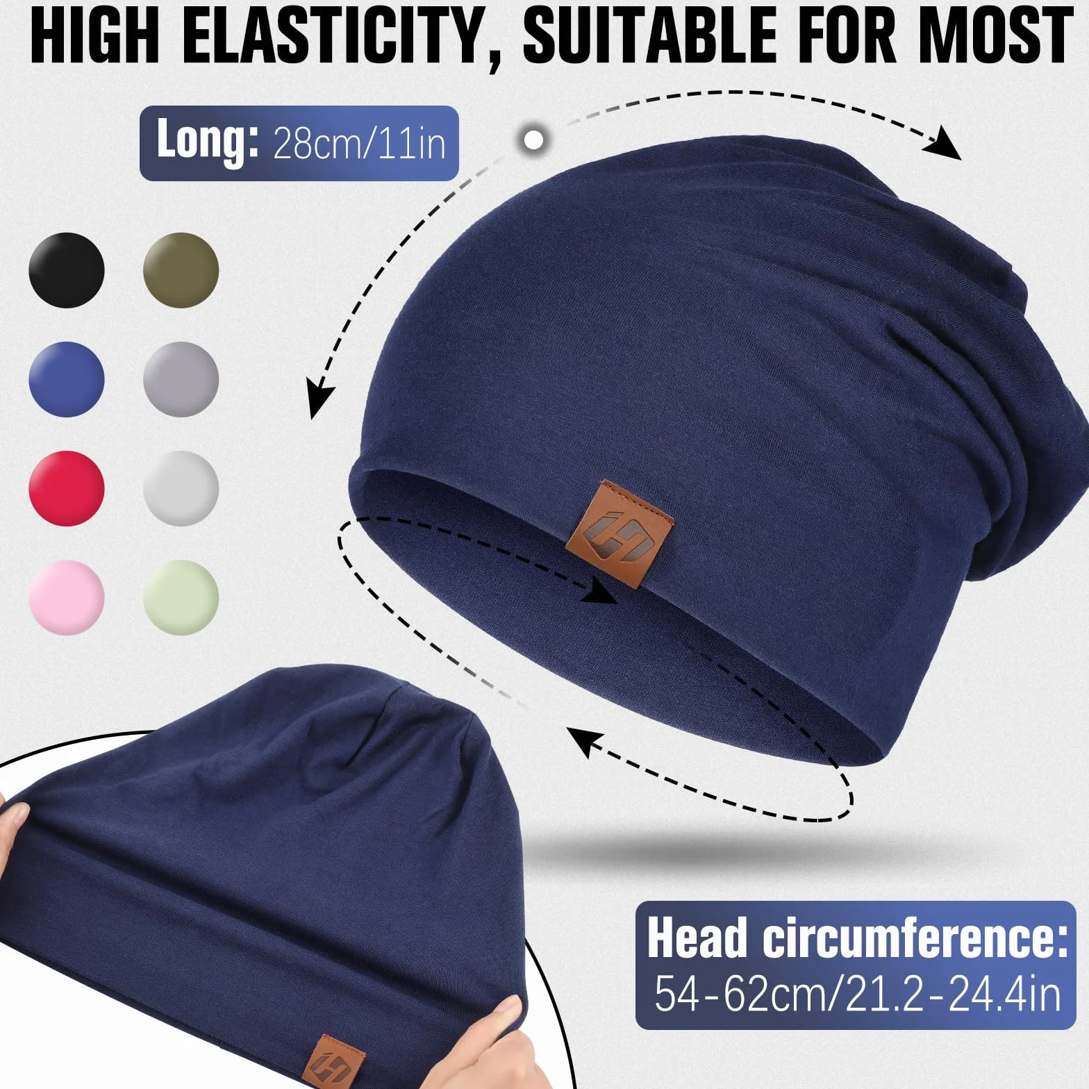 Bonnet en coton doux unisexe