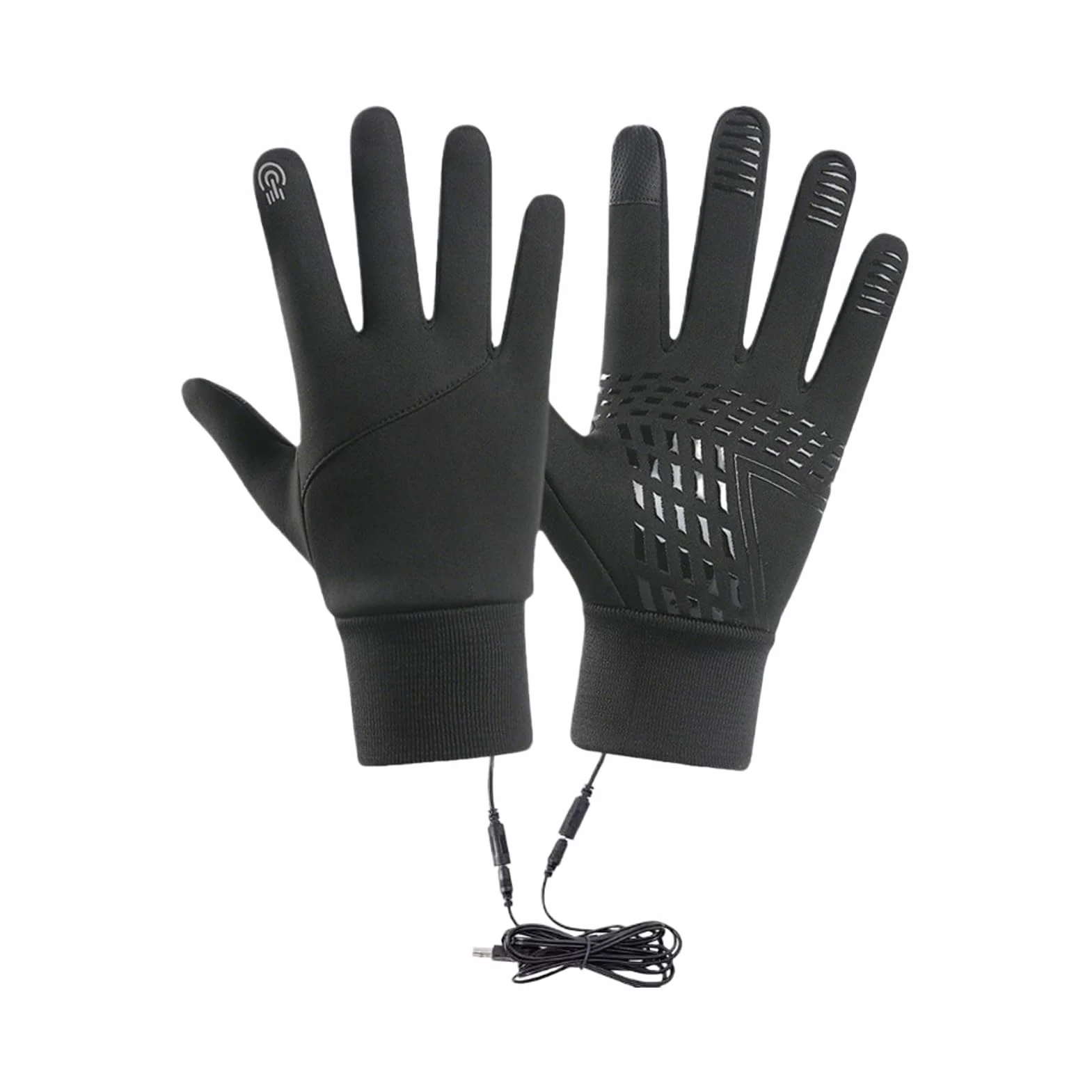 Gants chauffants homme écran tactile imperméables mitaines cyclisme randonnée camping