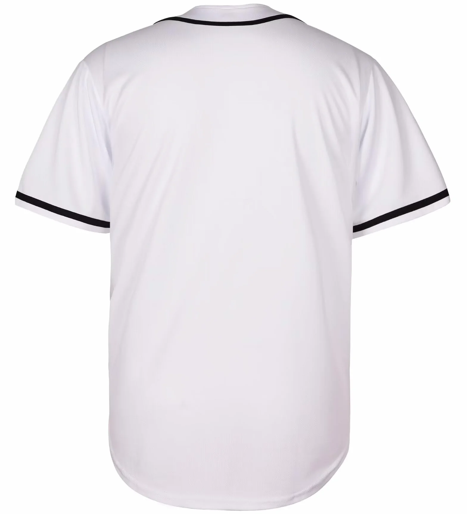 Maillot de baseball boutonné homme manches courtes couleur unie Hip Hop Team Sports Uniformes