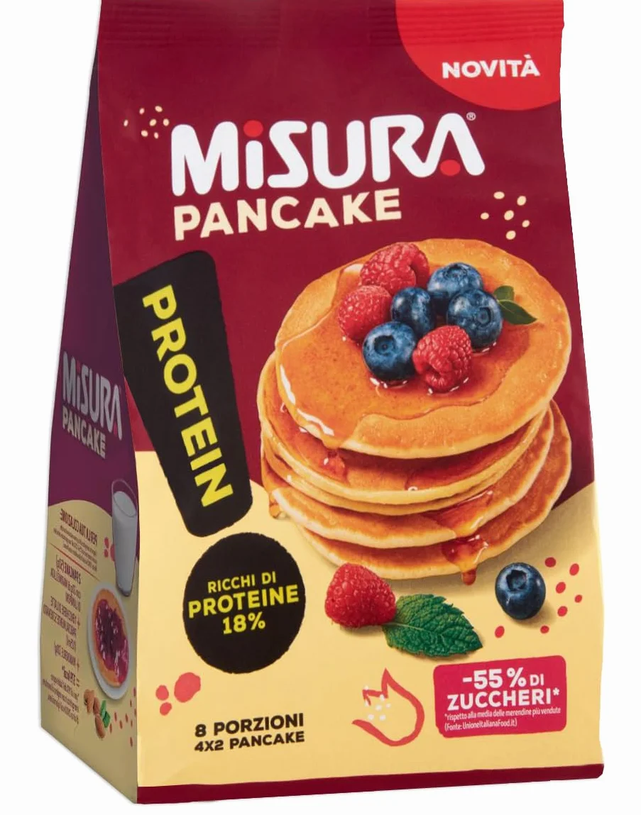 CAIYA Misura Protein Pancake Ricchi di Proteine e Meno Zuccheri 200 g – NOVITA' 2024 [3 Confezioni]