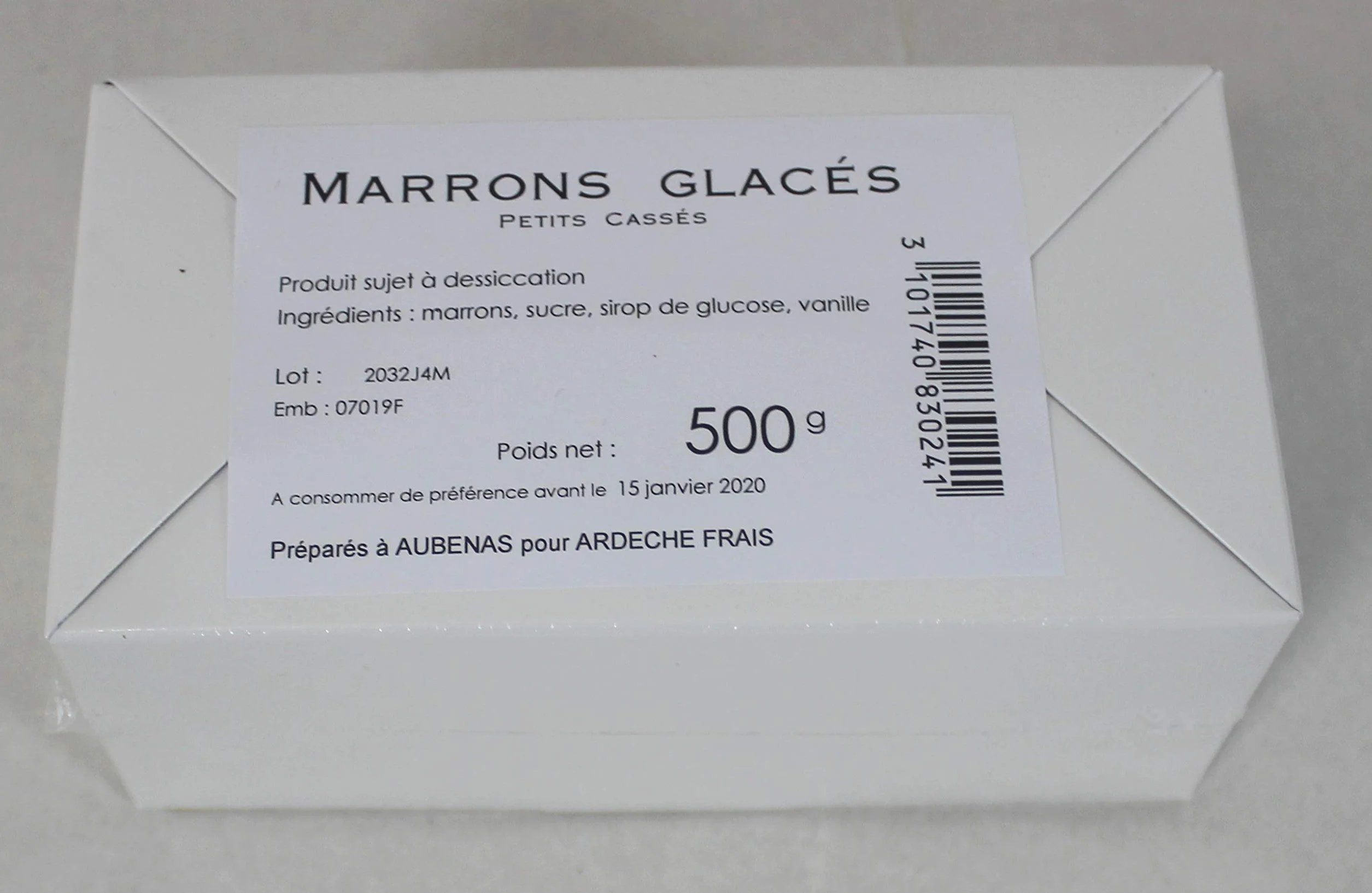 Marrons glacés Sabaton petits cassés (500)