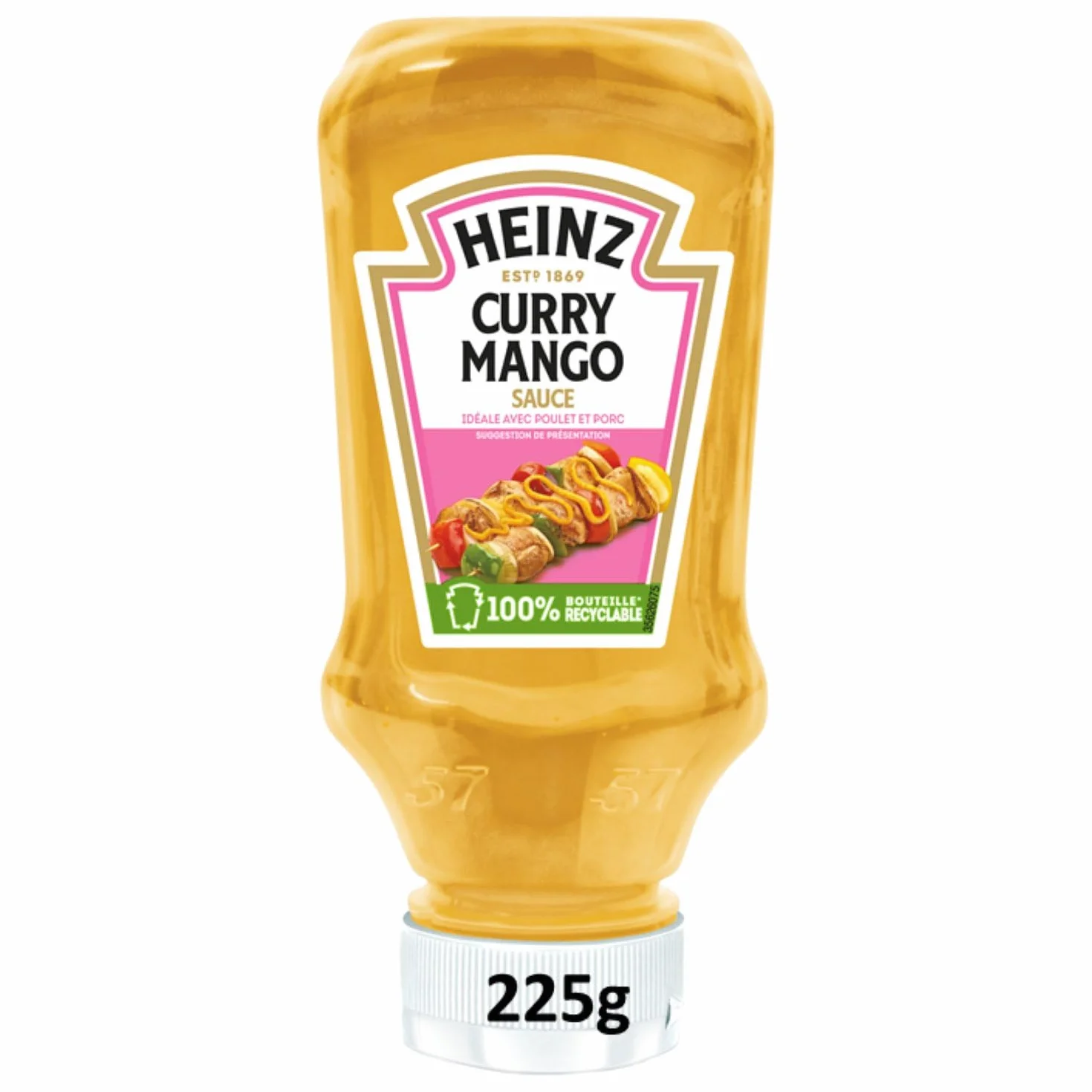 Heinz - Sauce Curry Mango 225G - Lot De 4 - Prix Du Lot - Livraison Rapide En France Métropolitaine Sous 3 Jours Ouverts