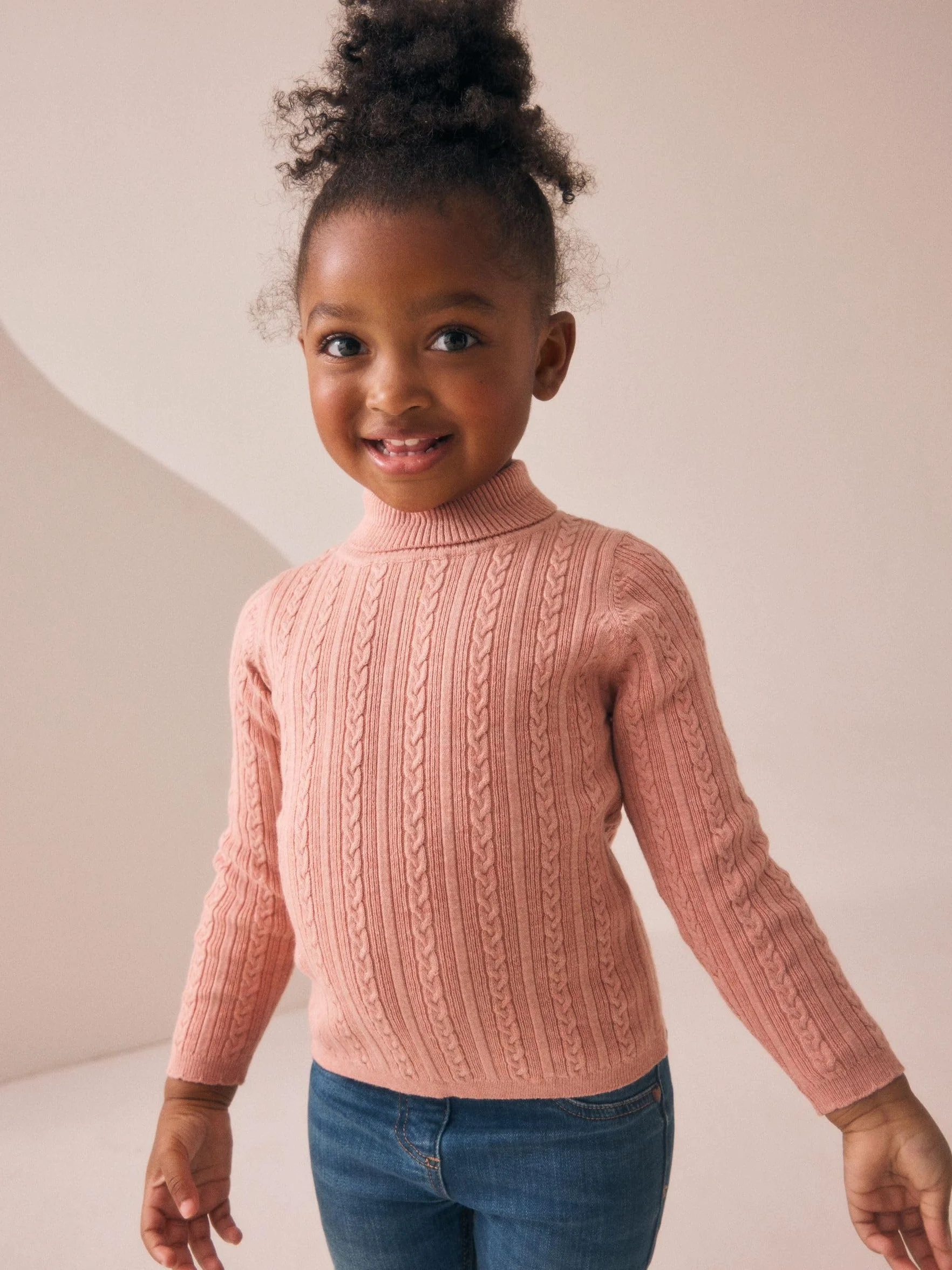 NEXT Fille Pull col roulé