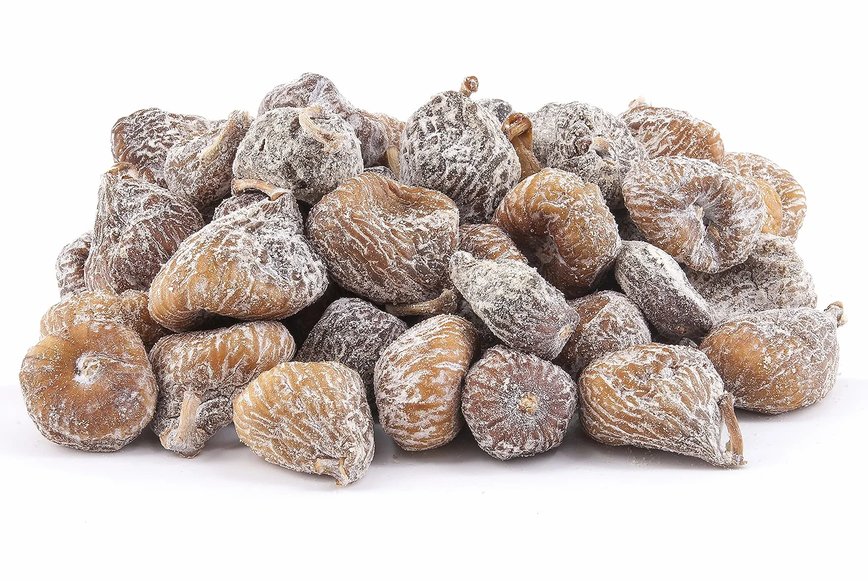 Figues séchées espagnoles | 2 kg de figues sèches, déshydratées | Sans sucre ajouté | Grandes, Crues et entieres | Riche en fibres et minéraux | IDEAL comme SNACK | Végans | sac refermable | Dorimed