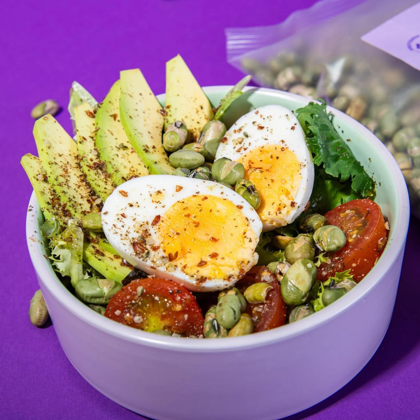 Edamame grillé et salé 500 gr nut&me | Sans gluten et sans sucres ajoutés | Riche en protéines | En-cas croquant | Une collation saine et riche en protéines pour vos pauses