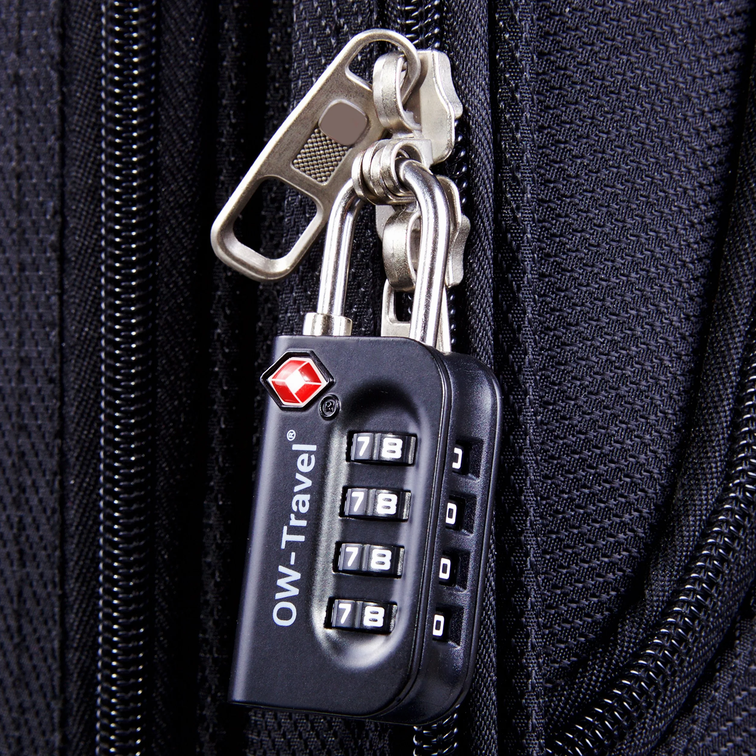 Cadenas TSA pour Valise 4 Chiffres Antivol Bagages Noir