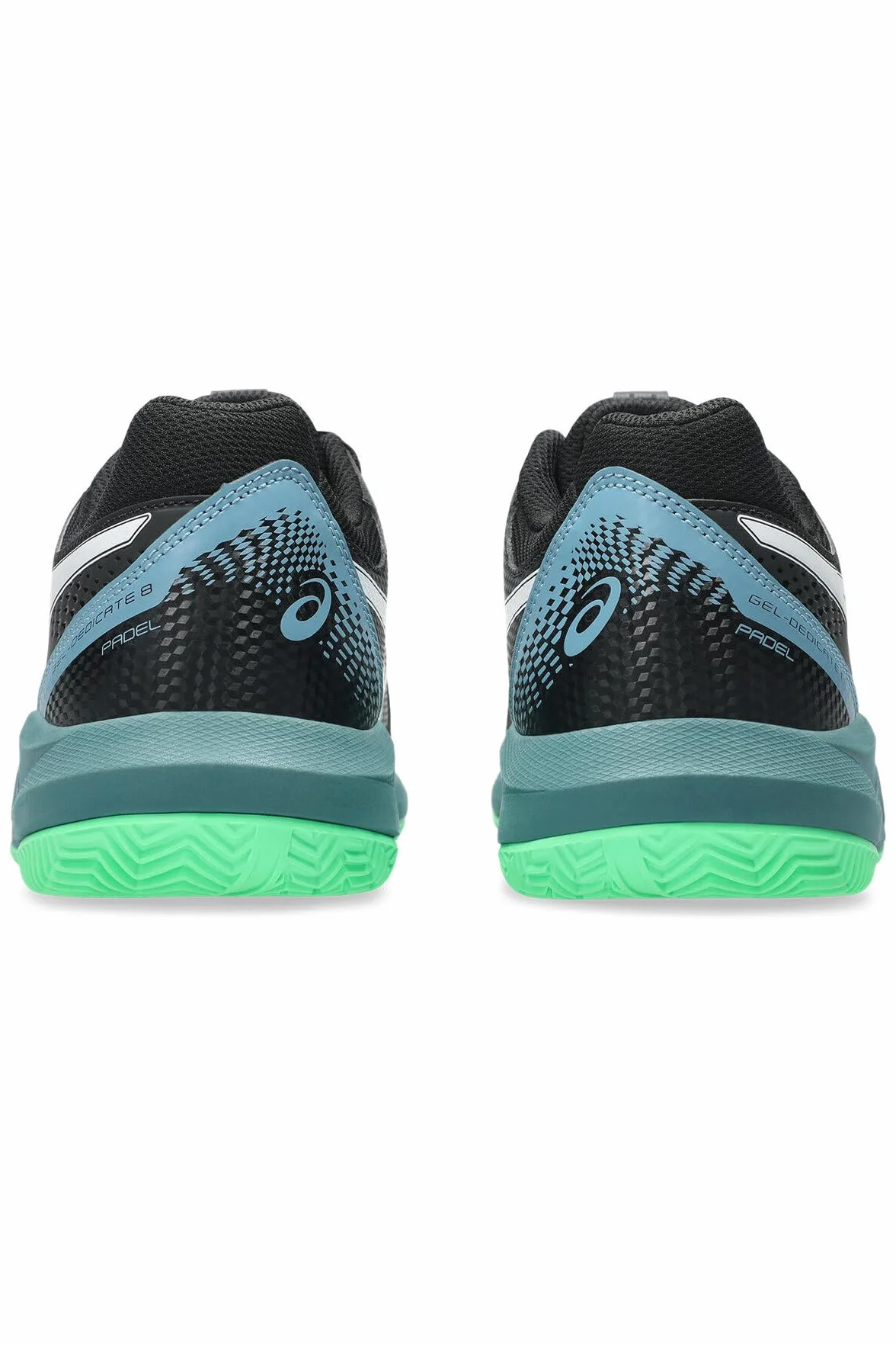 Asics Gel-Dedicate 8 Padel Negro/Verde 1041A414