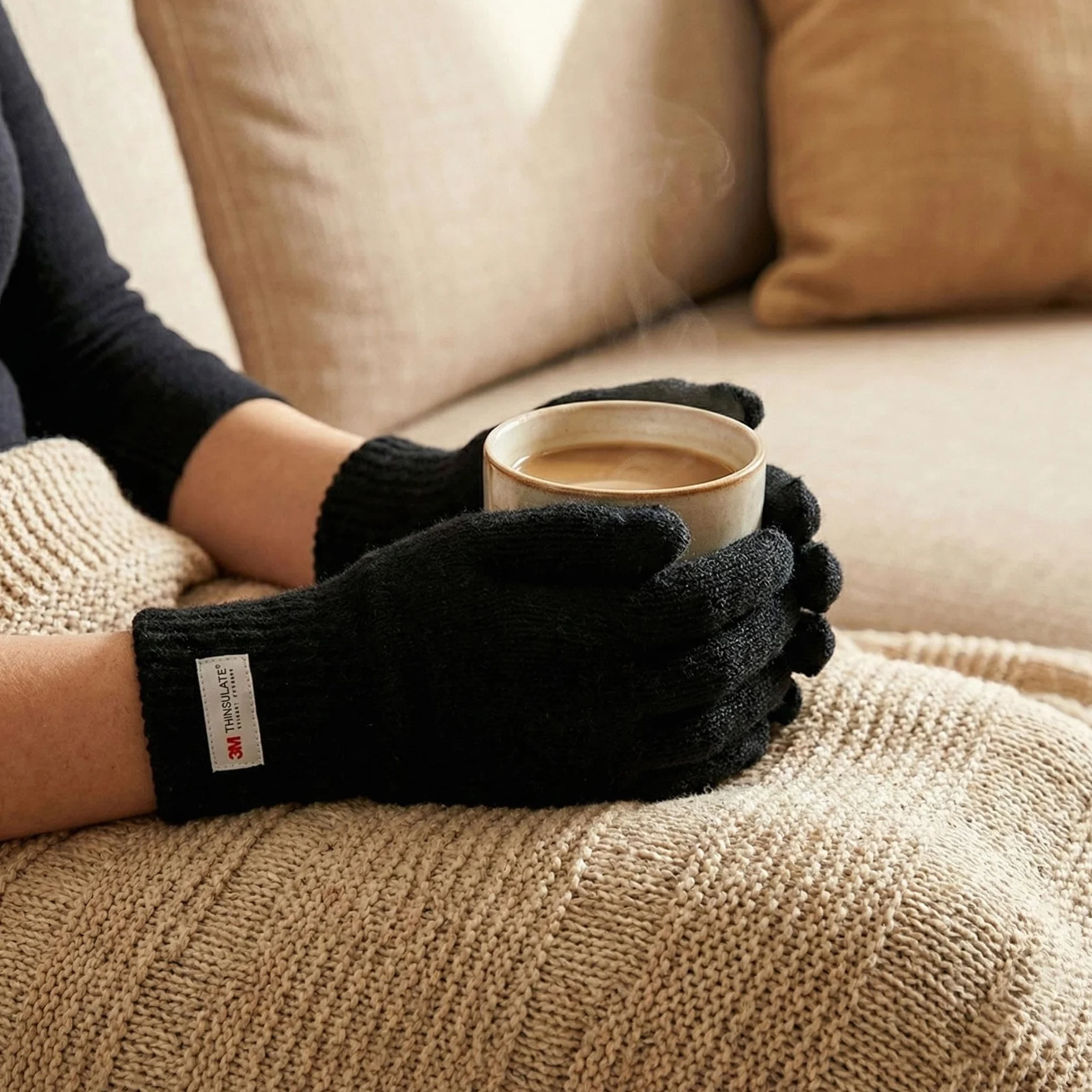 A2Z Gants Thinsulate Hiver Chaud Enfant Pleins Doigts Doublés Moufles Âge 4-13 Ans