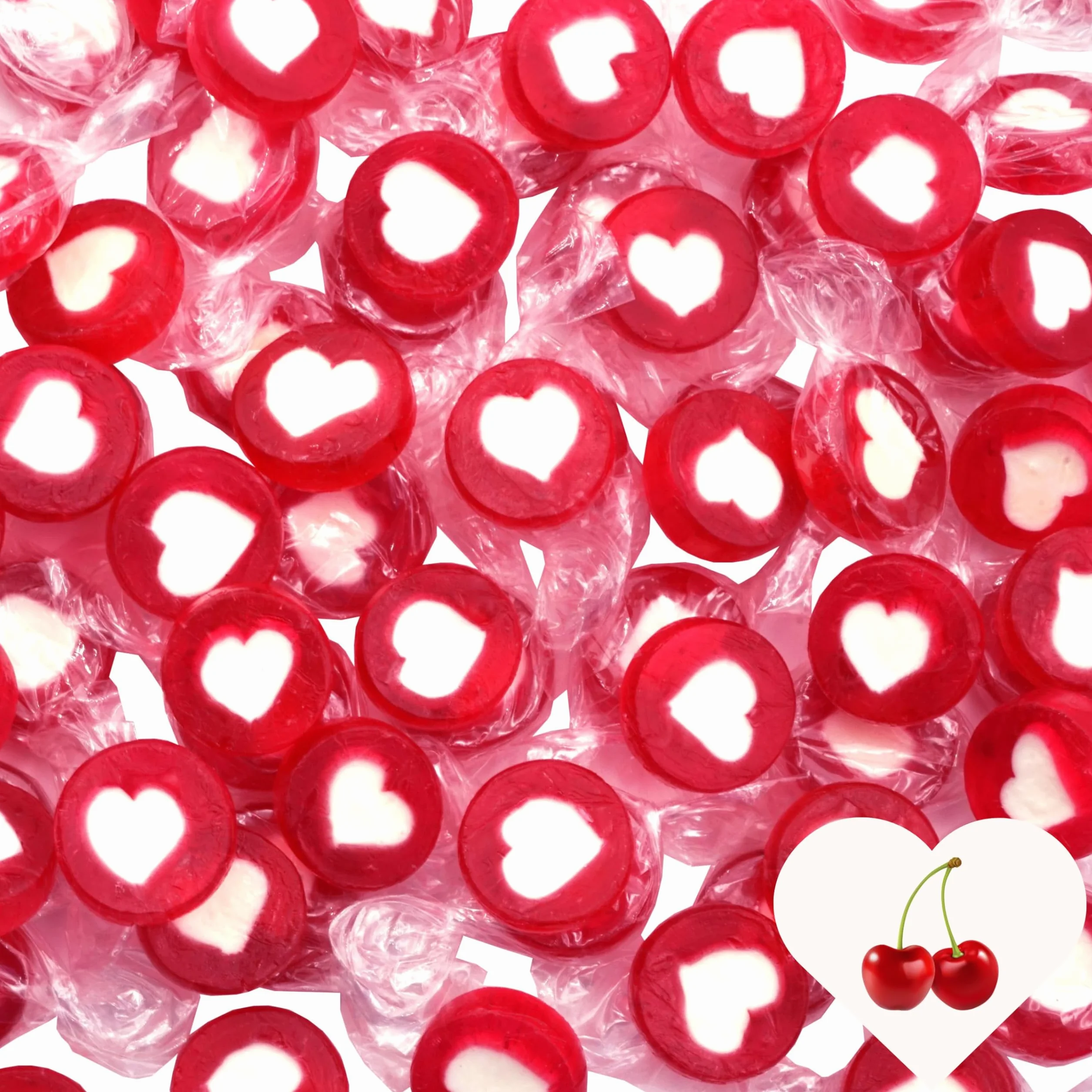 Bonbons Mariage Cœur Rouge Blanc 500g 140 Dragees Cœur Décoration Table Cadeaux Invités