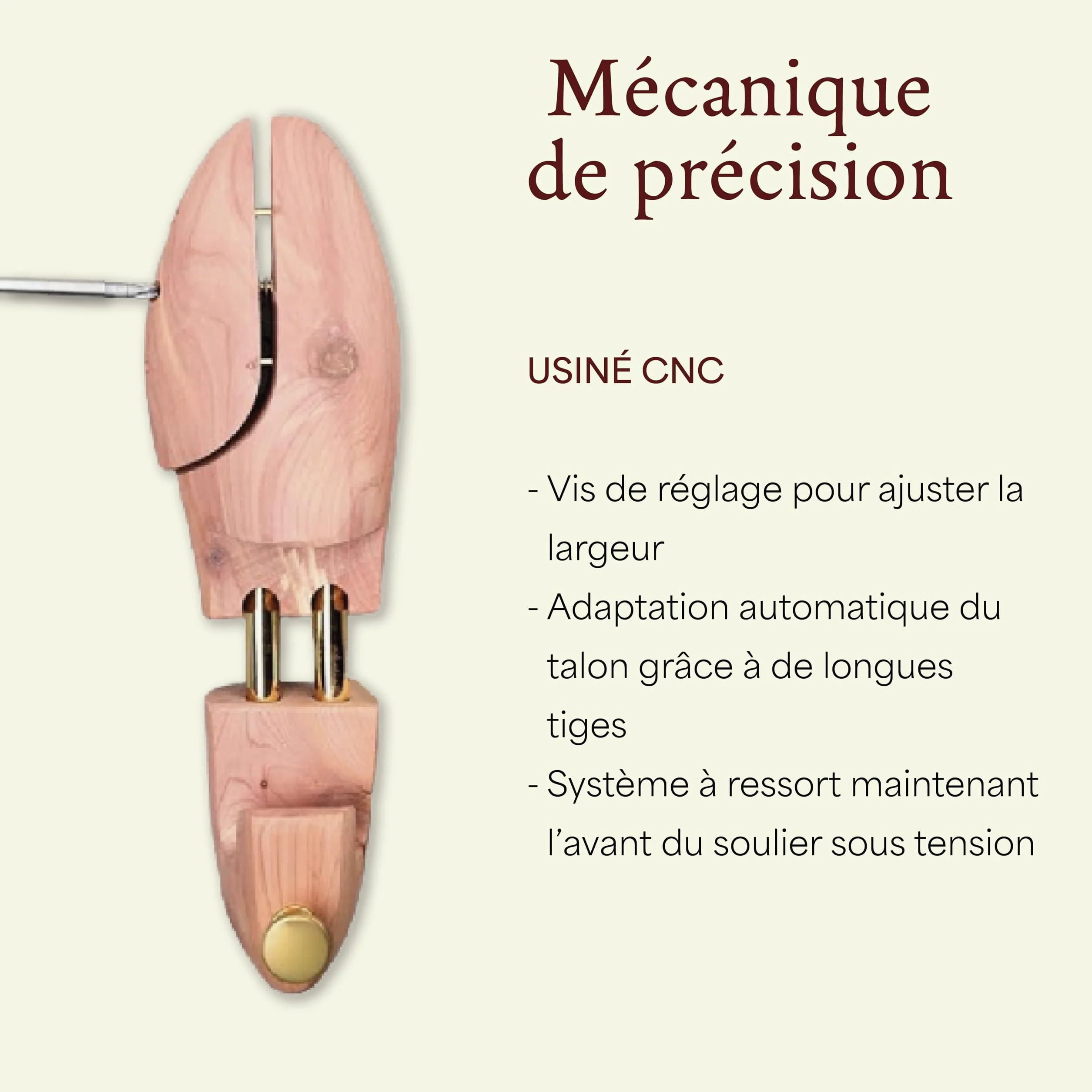 Langer & Messmer embauchoirs en bois de cèdre pour homme et femme, chausse-pied inclus, pointures 34-50, 1/2/5 paires
