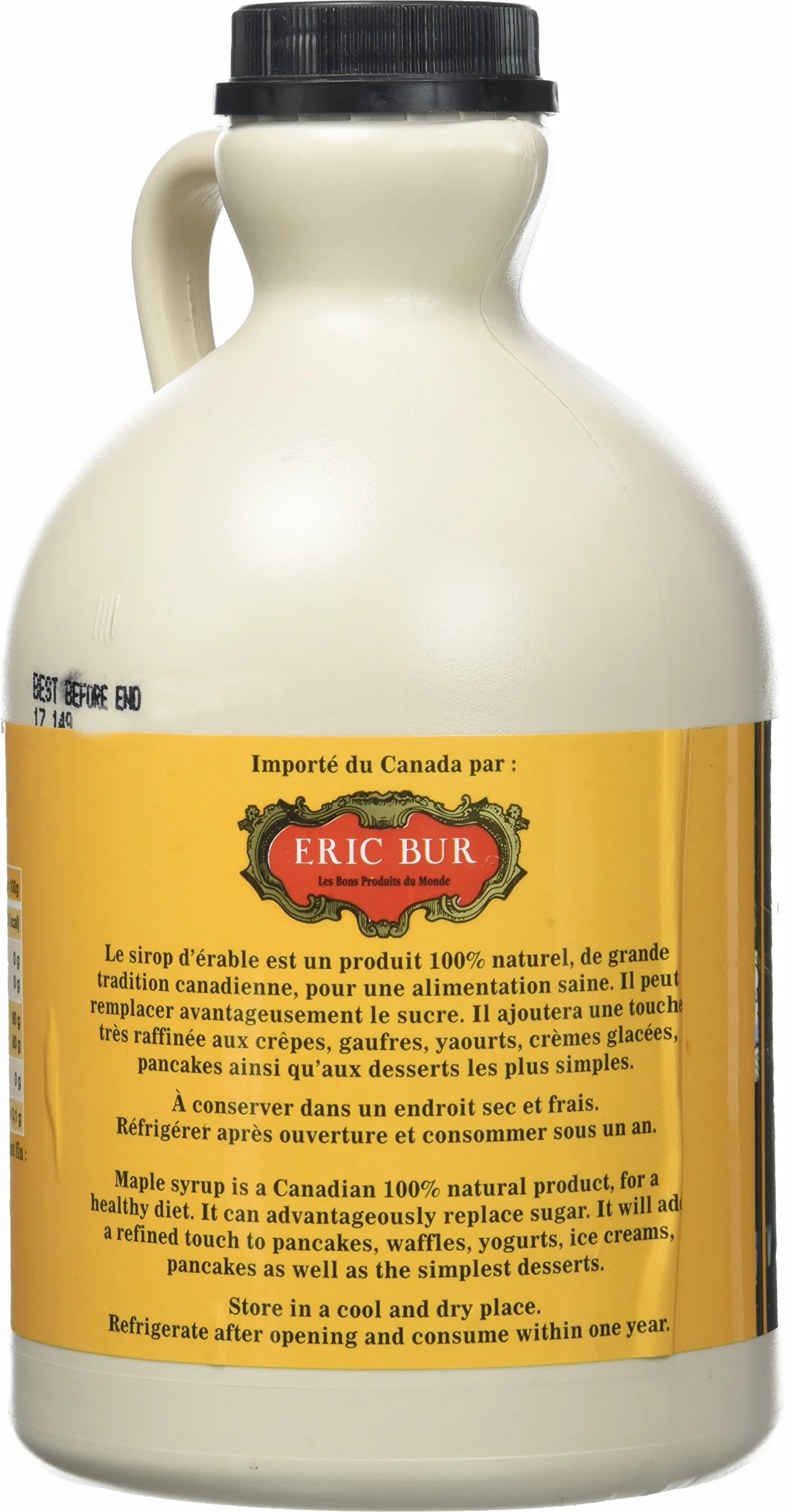 SOUL OF CANADA Sève d'Erable Bidon 1 L (L'emballage peut varier)