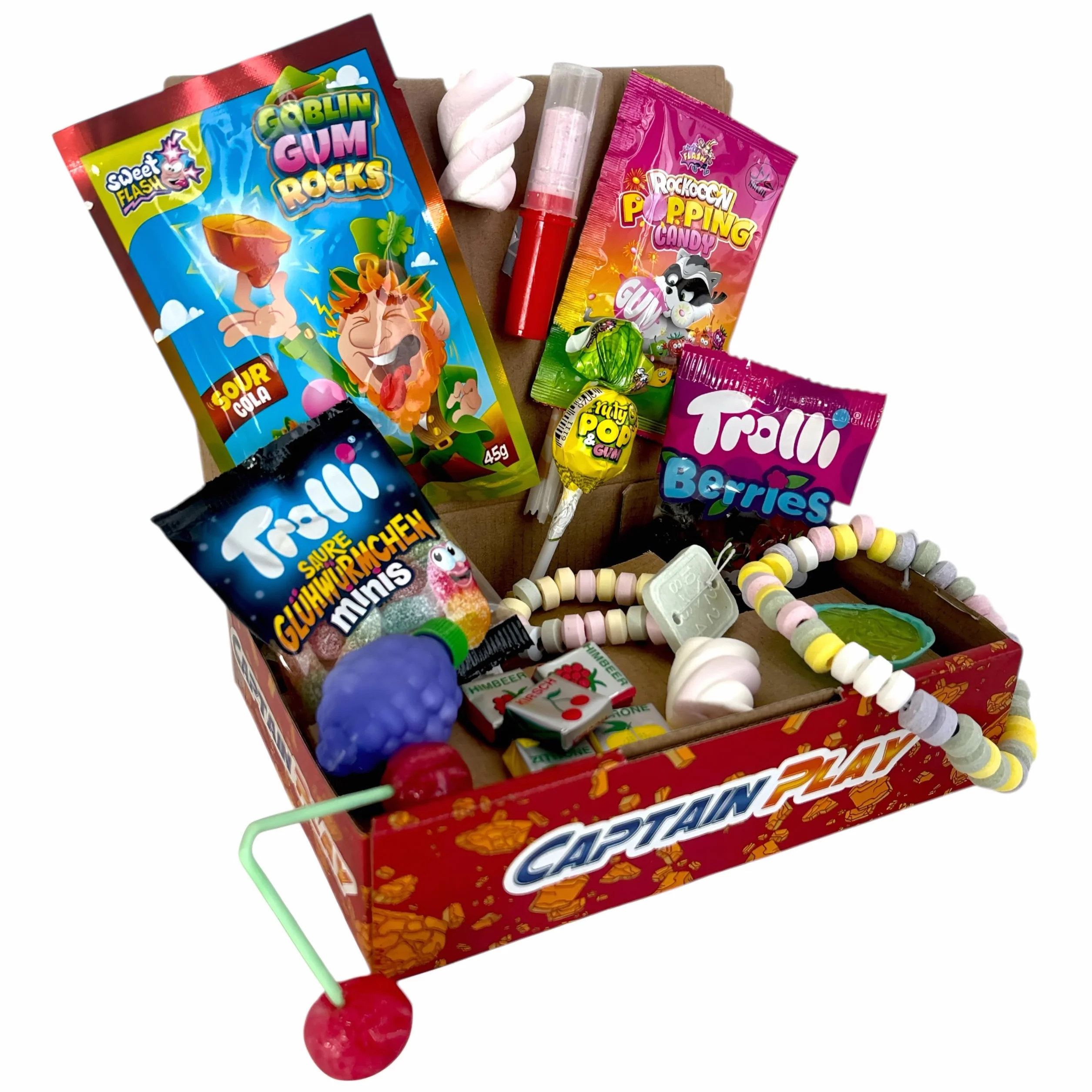CAPTAIN PLAY Assortiment de Bonbon Rétro (10 pièces)
