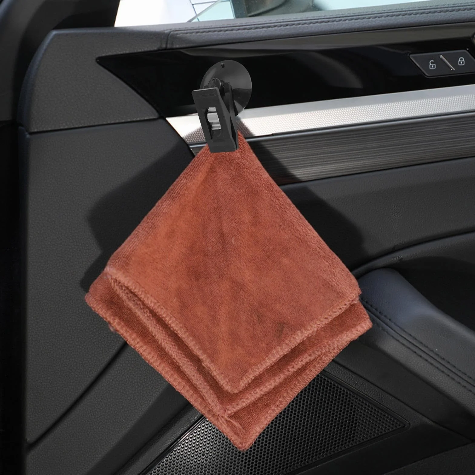 Pinces À Ventouse pour Pare-Brise Porte-Billets De Voiture | Pince À Cartes De Ticket avec Ventouse | Support De Billets Réutilisable