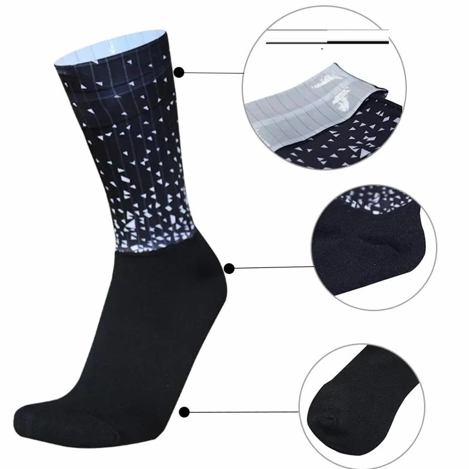 Chaussettes Anti Slip Silicone Cyclisme Hommes Sports Courir